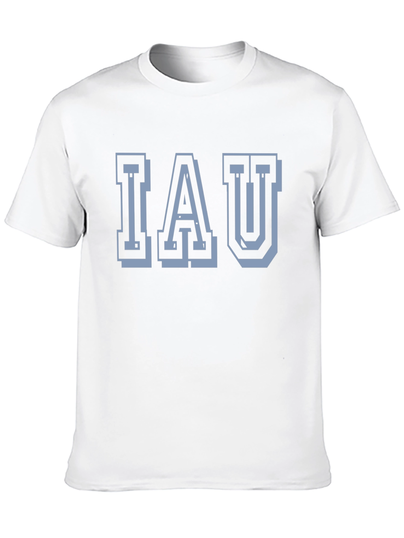 IAU Graphic Tee - Collegiate Style Soft Cotton Shirt