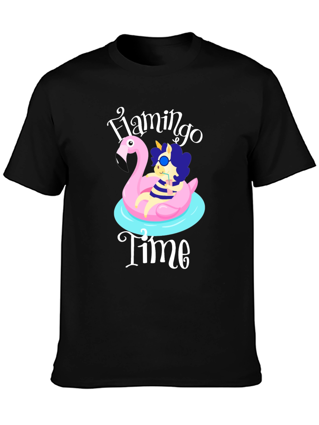 Flamingo Time T-Shirt Summer Ready