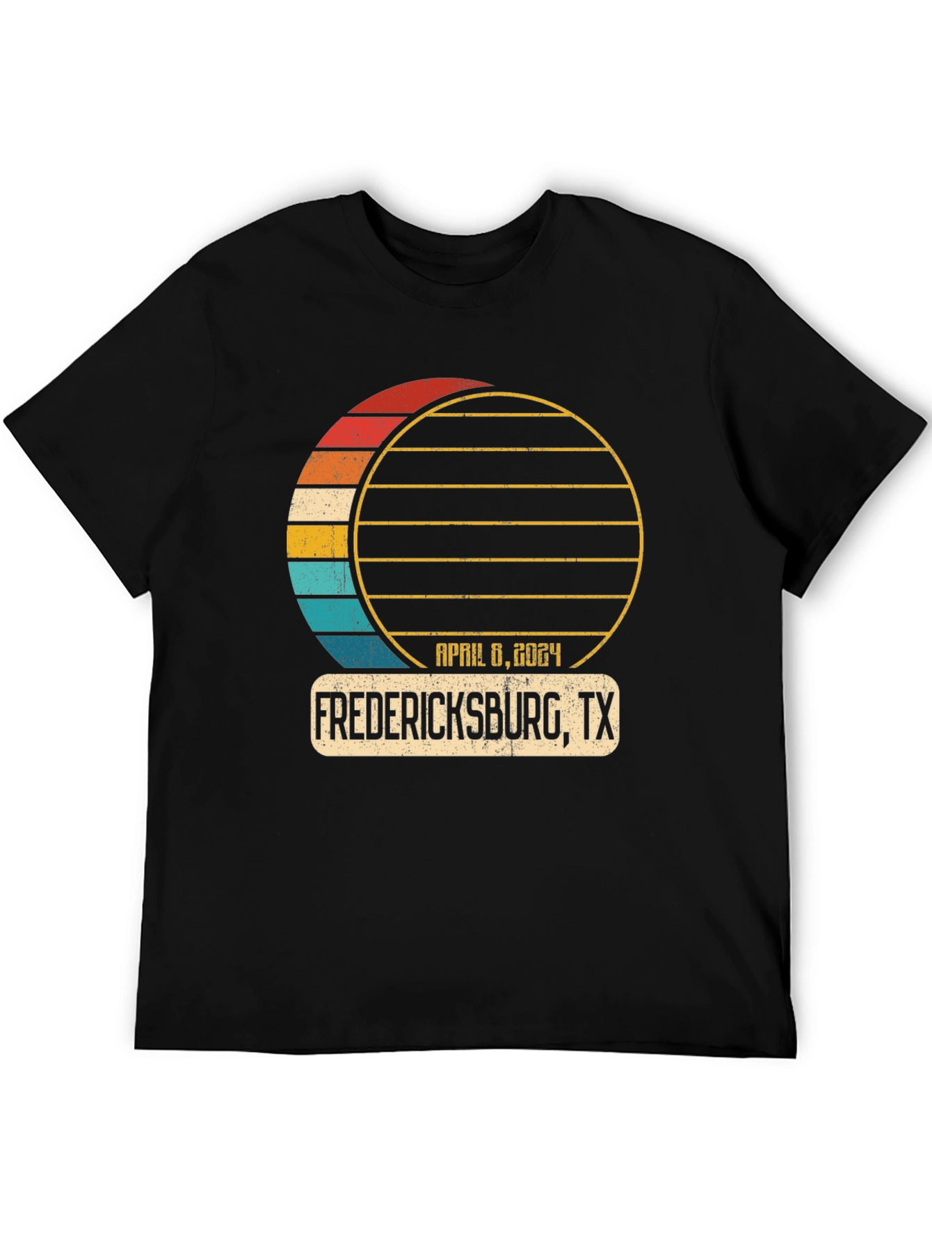 Fredericksburg TX April 8 2024 Eclipse T-Shirt