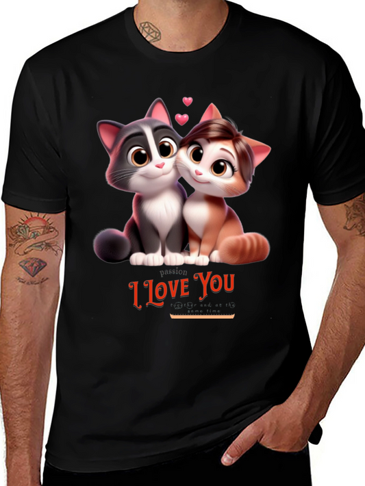 I Love You Cats T-Shirt