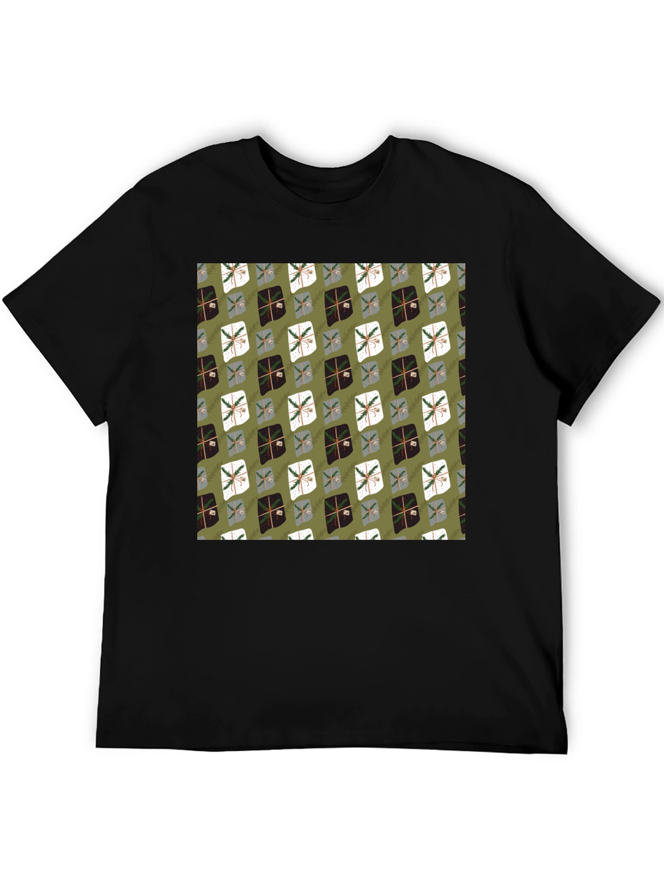 Gift Boxes Patterned T-Shirt