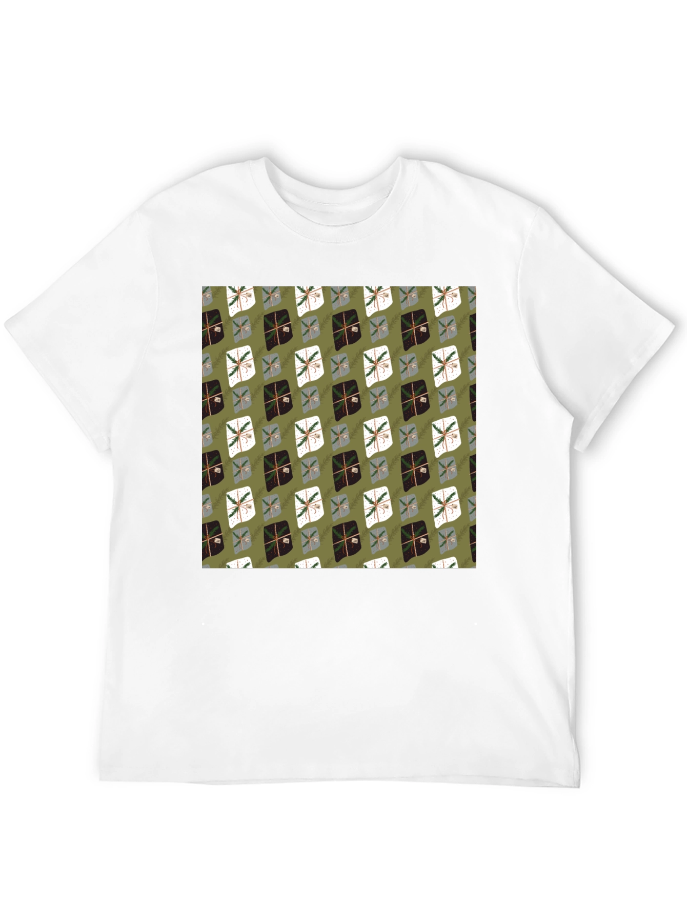 Gift Boxes Patterned T-Shirt
