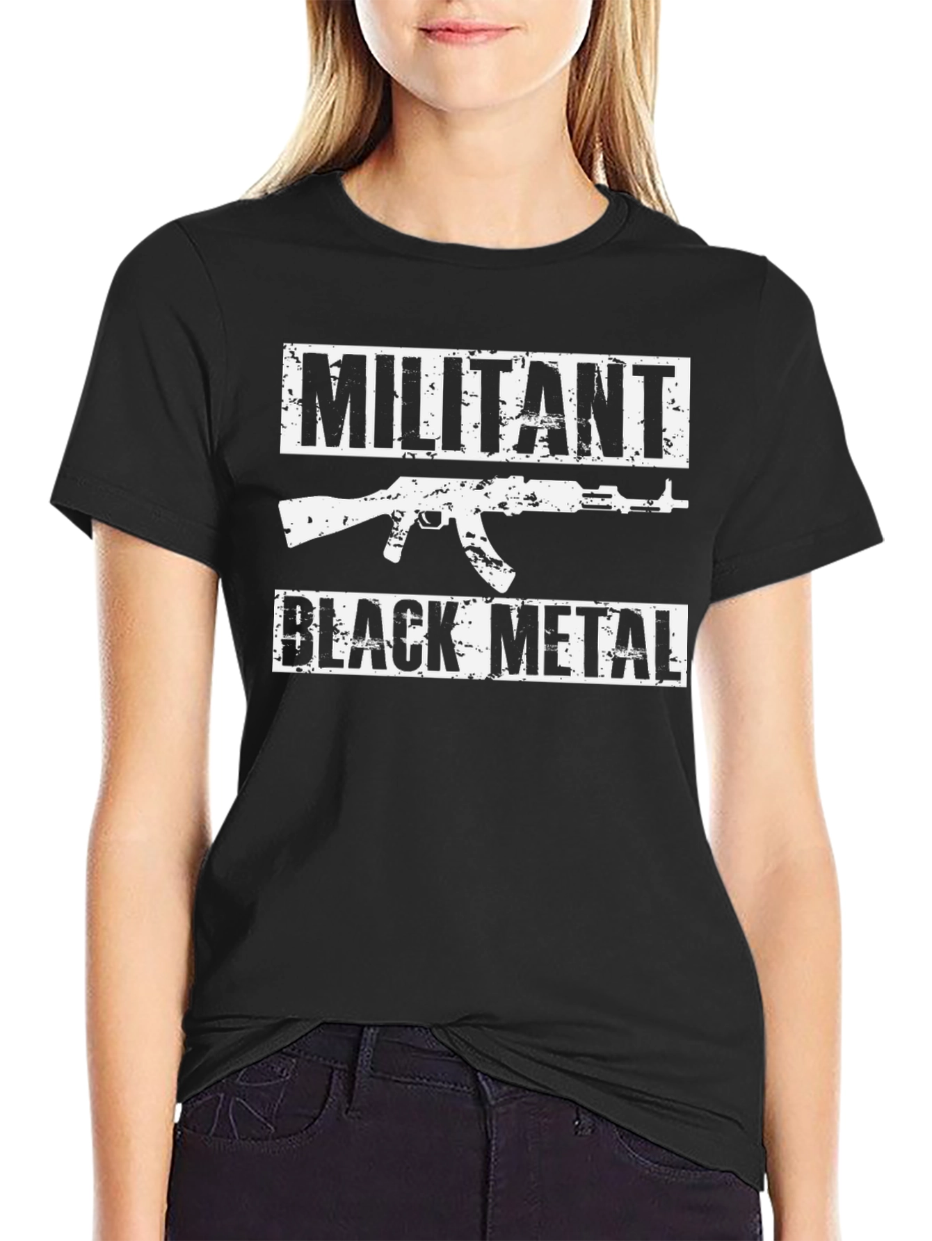 Militant Black Metal T-Shirt - Graphic Tee