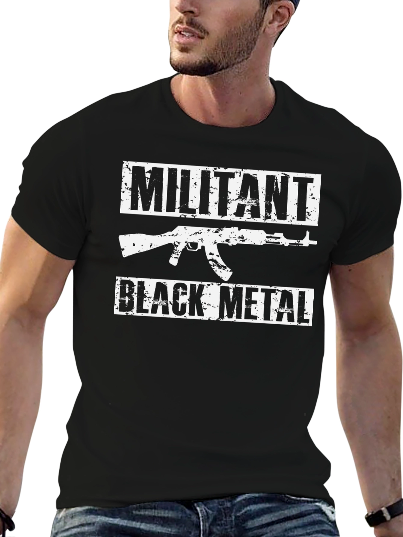 Militant Black Metal T-Shirt - Graphic Tee