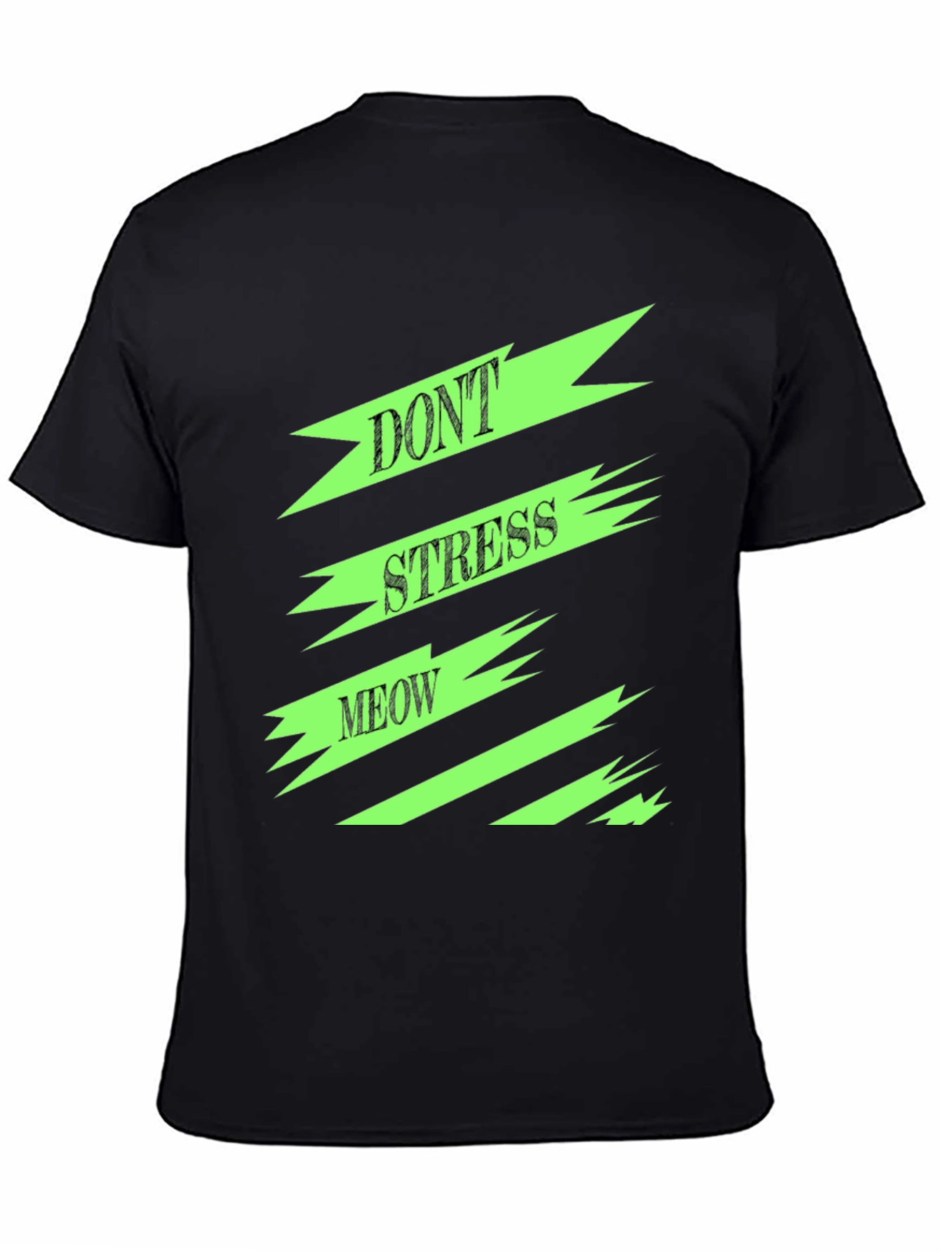 Dont Stress Meow Graphic T-Shirt