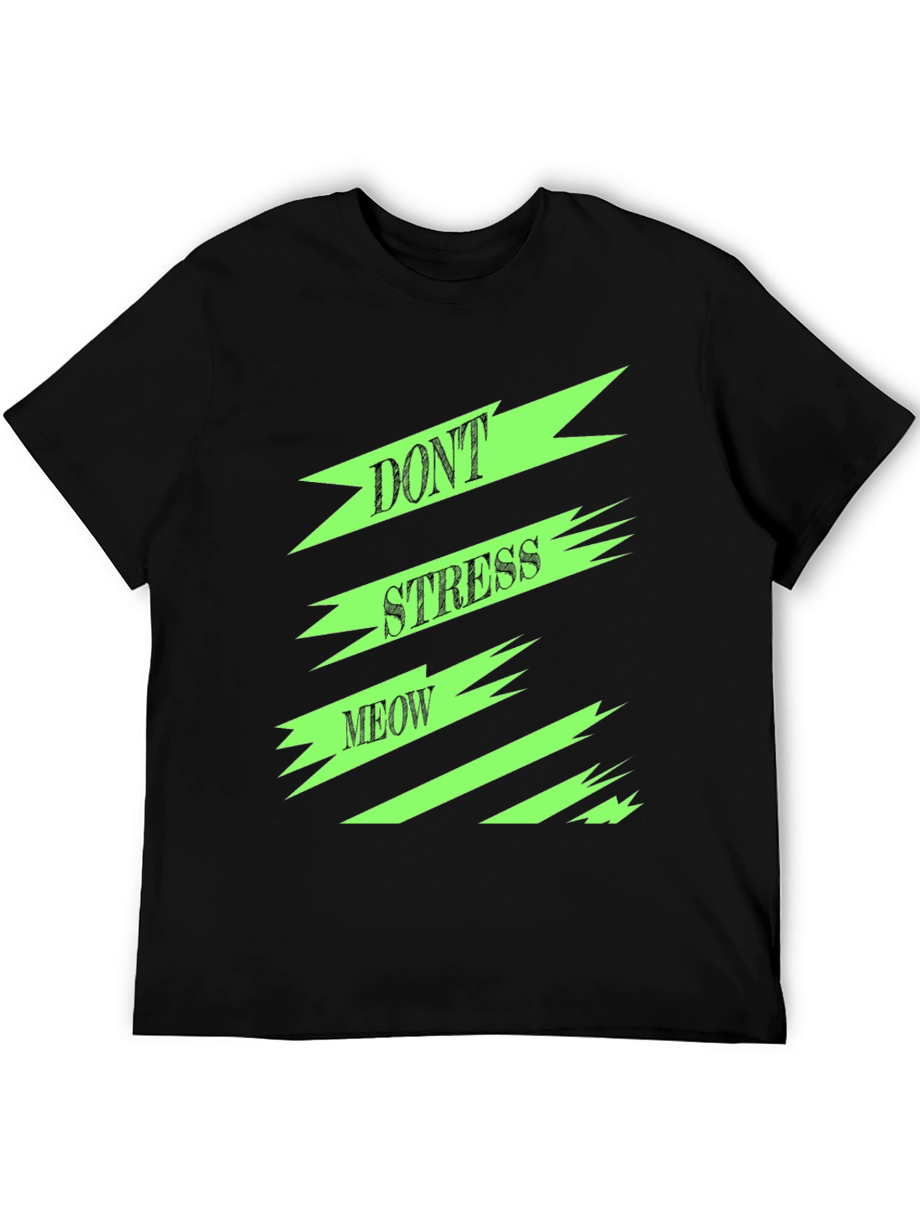 Dont Stress Meow Graphic T-Shirt