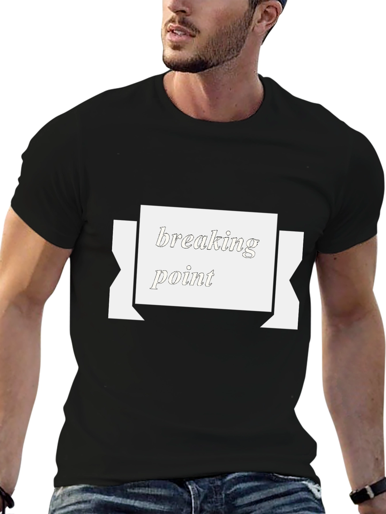 Breaking Point Graphic Tee - Cool Modern Design