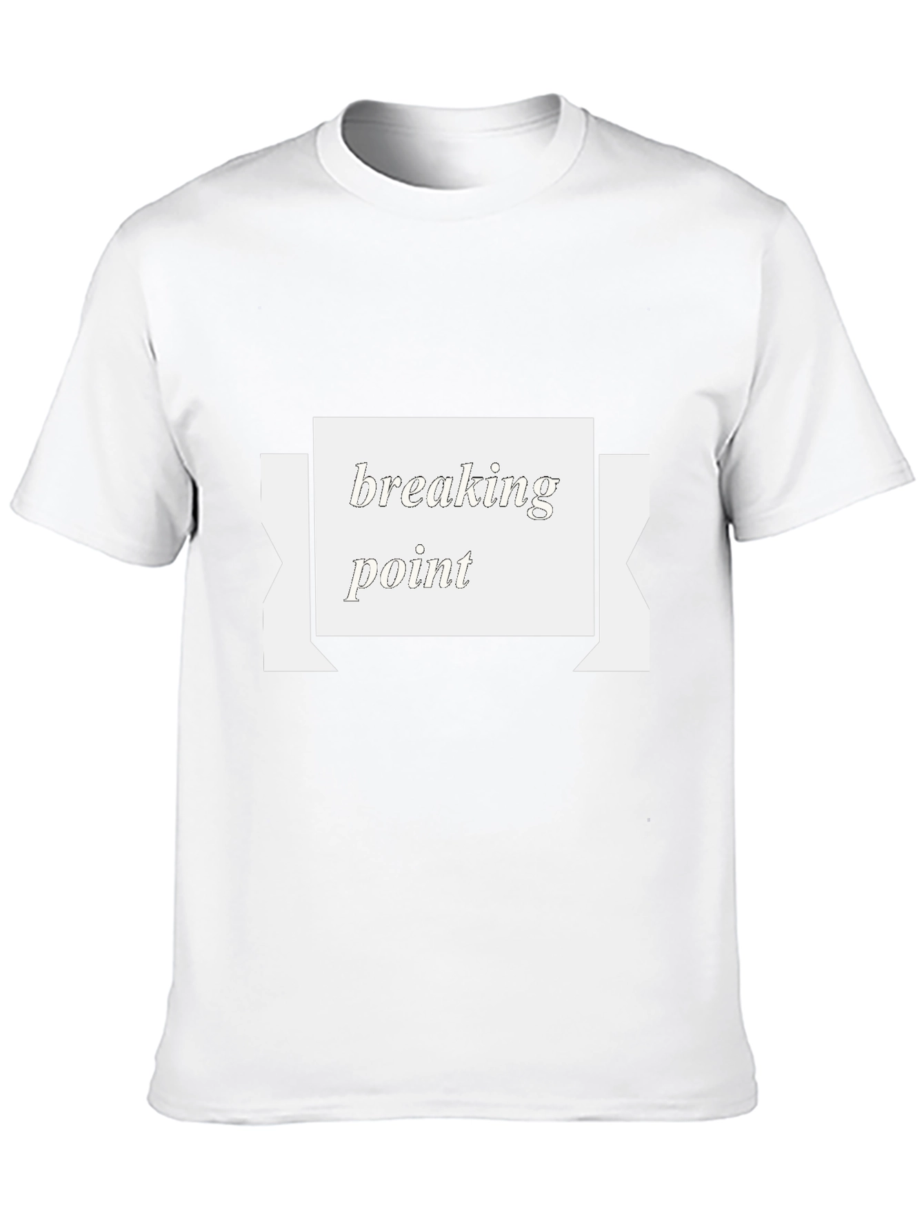 Breaking Point Graphic Tee - Cool Modern Design