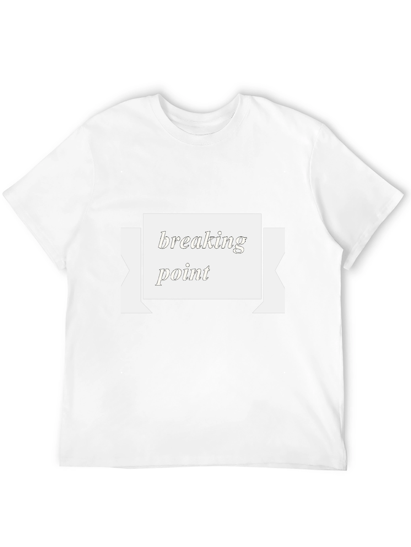 Breaking Point Graphic Tee - Cool Modern Design