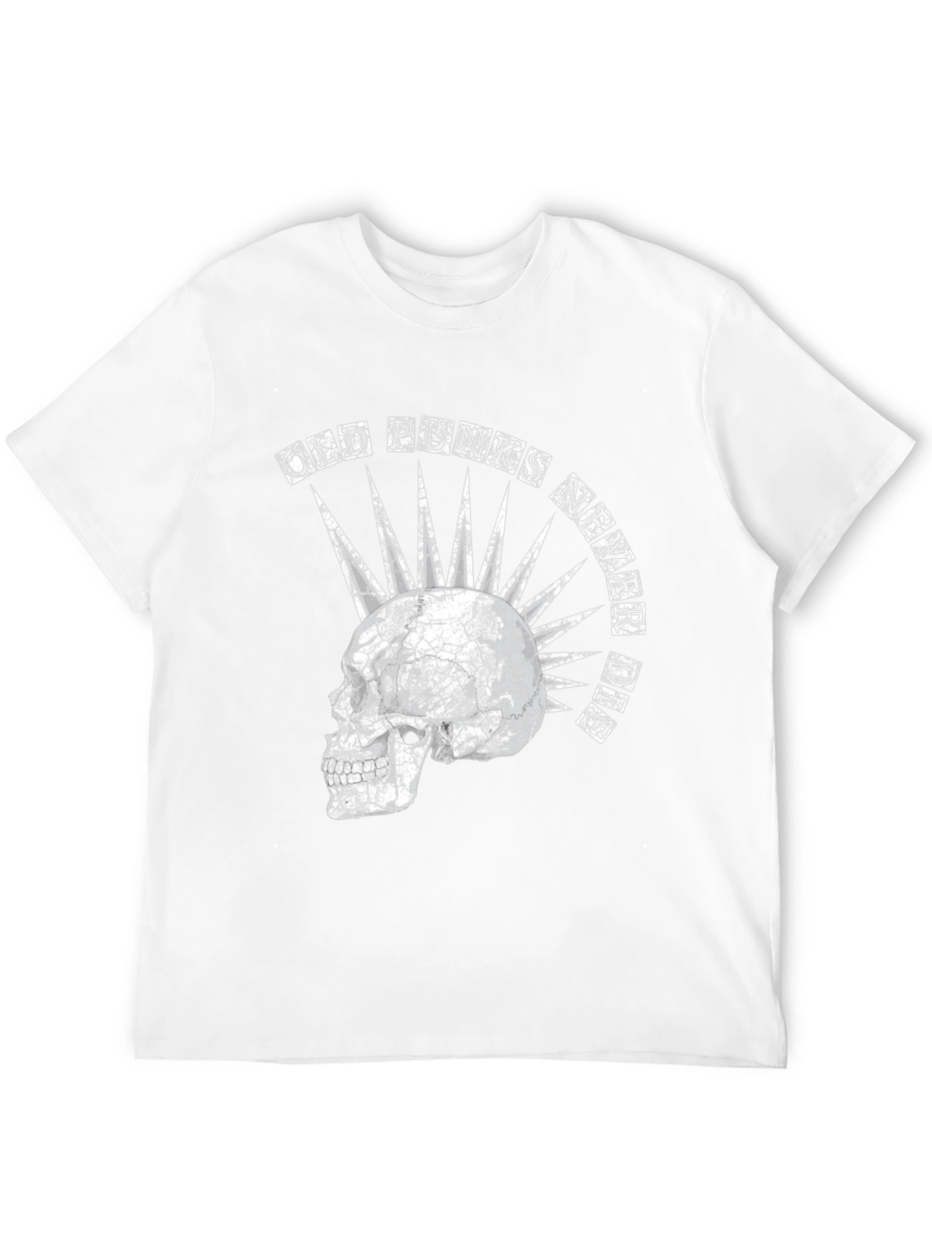 Old Punks Never Die Graphic T-Shirt - Black