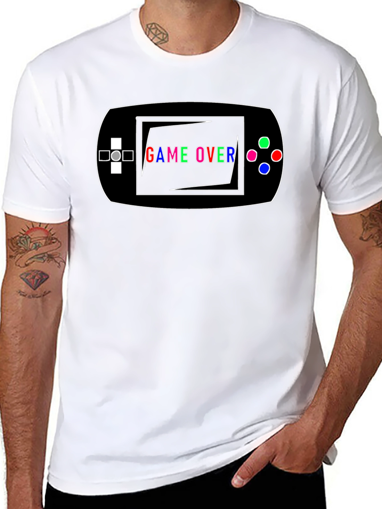 Game Over Console T-Shirt - Retro Gamer Tee