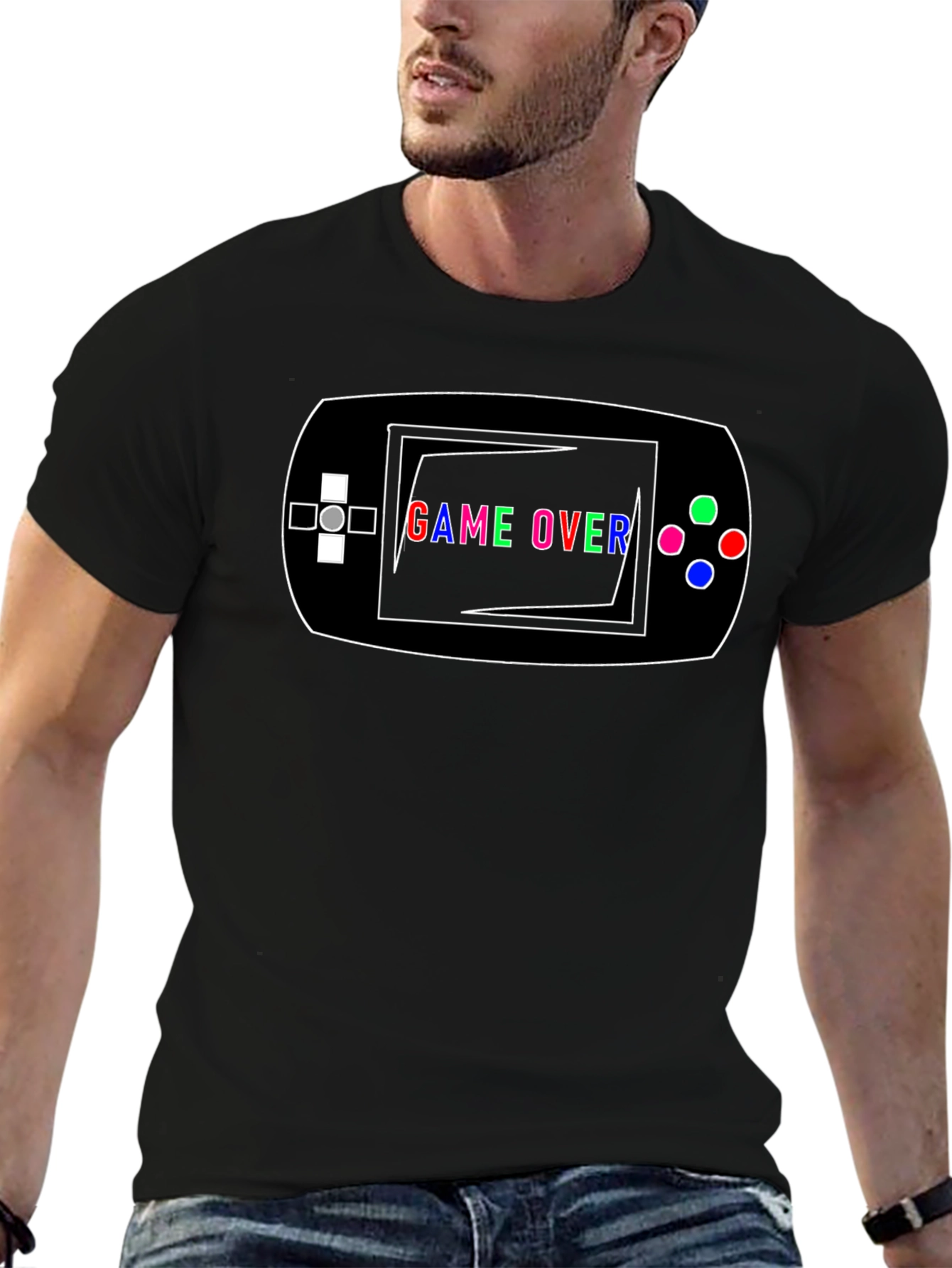 Game Over Console T-Shirt - Retro Gamer Tee