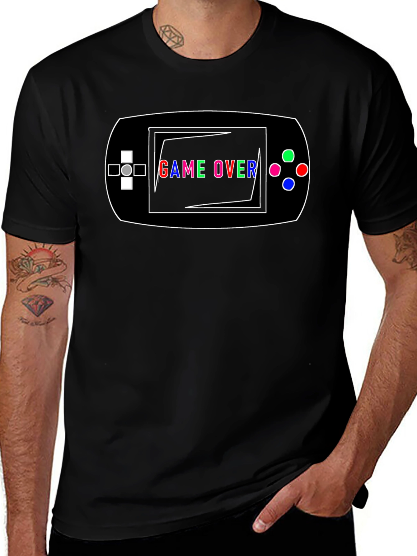 Game Over Console T-Shirt - Retro Gamer Tee