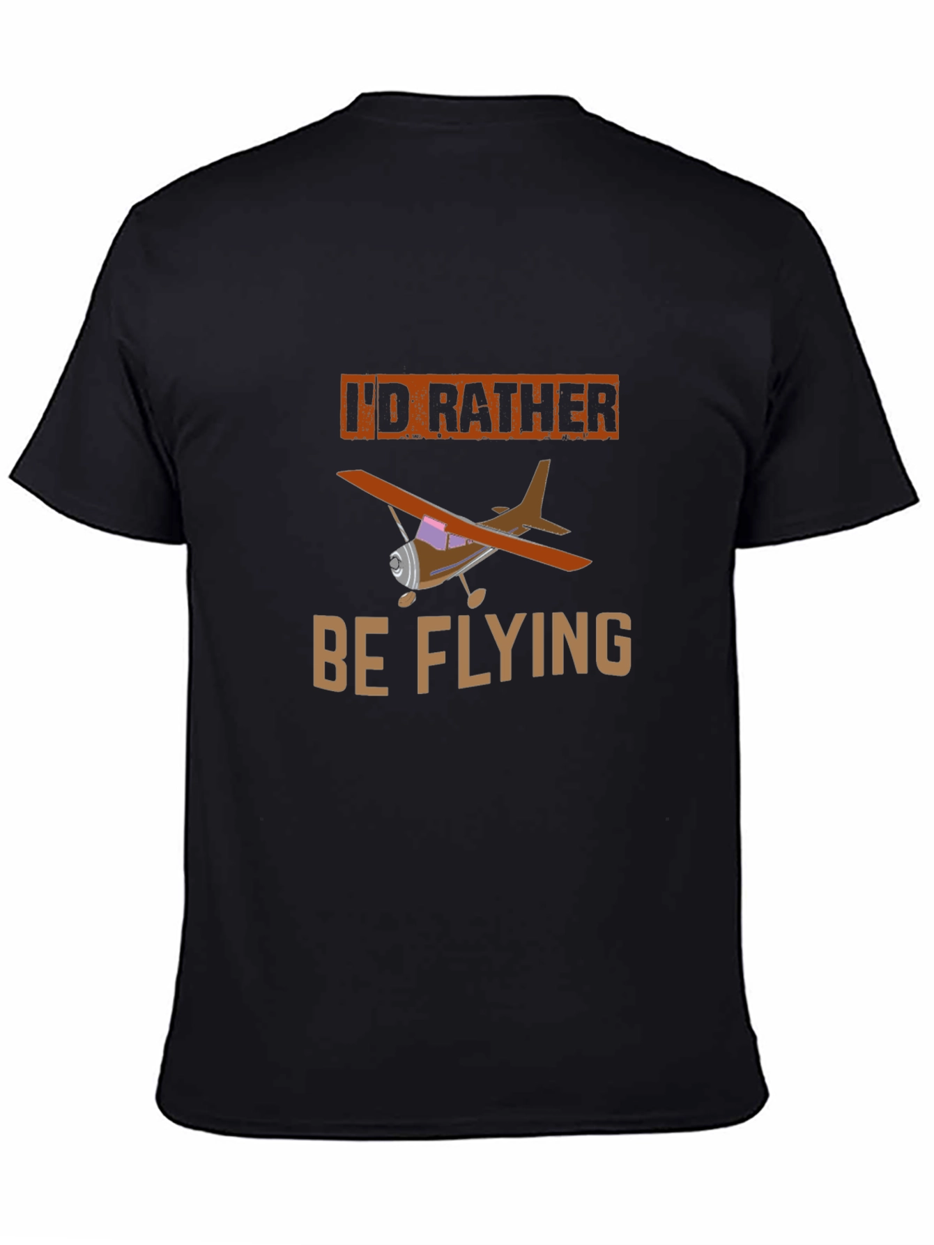 Id Rather Be Flying T-Shirt - Airplane Graphic Tee