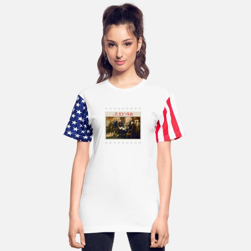 July 4th Independence Signing the Declaration T Sh