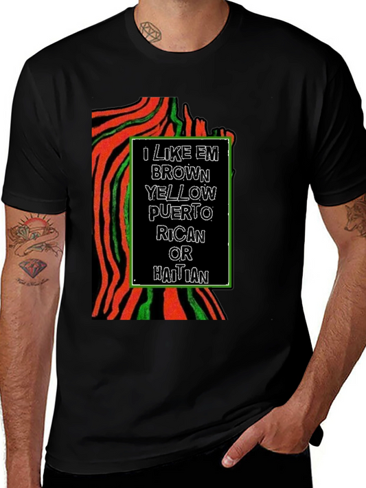 I Like Em Tee - Black Short Sleeve Graphic T-Shirt