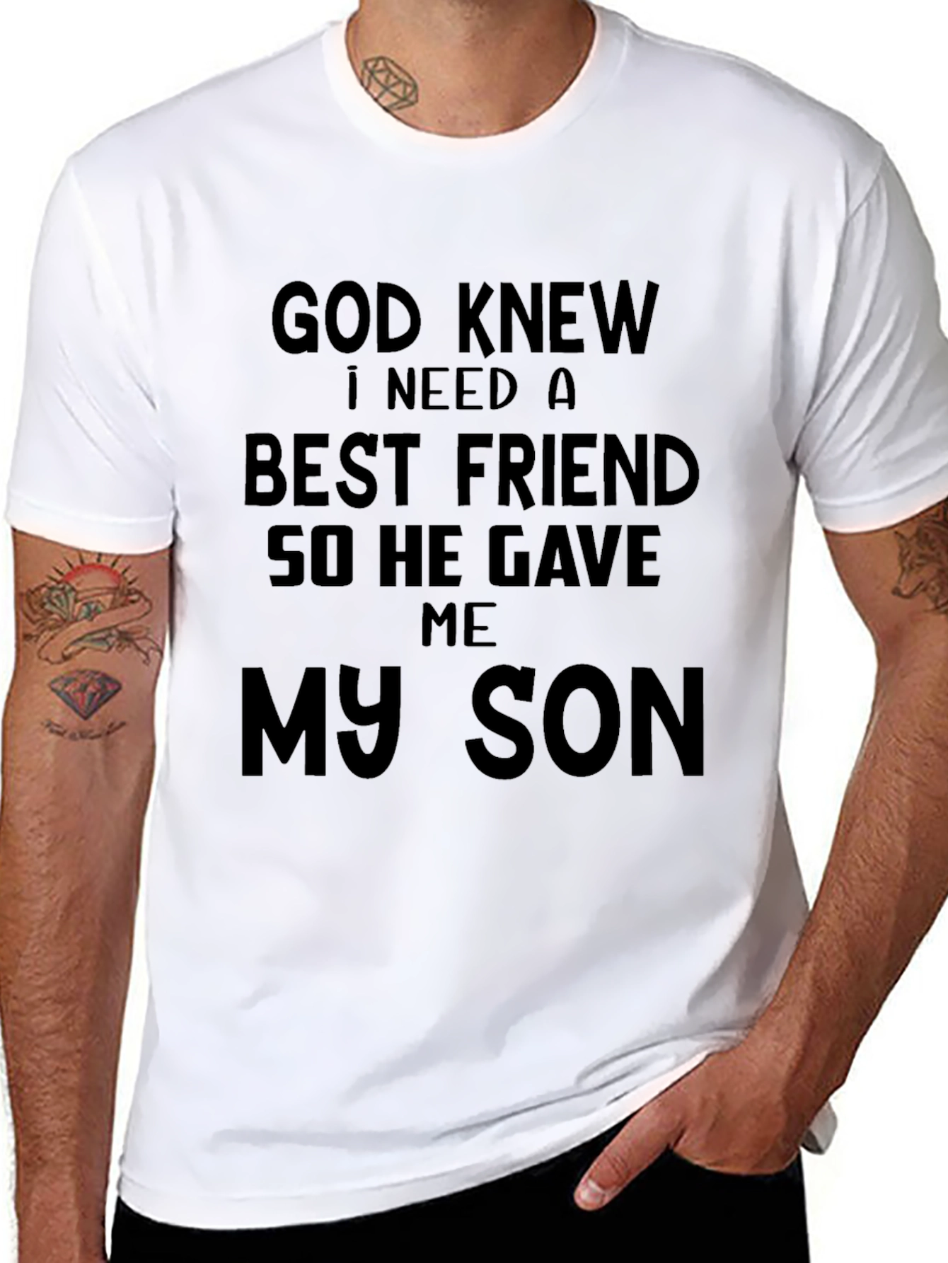 God Knew I Needed a Best Friend T-Shirt