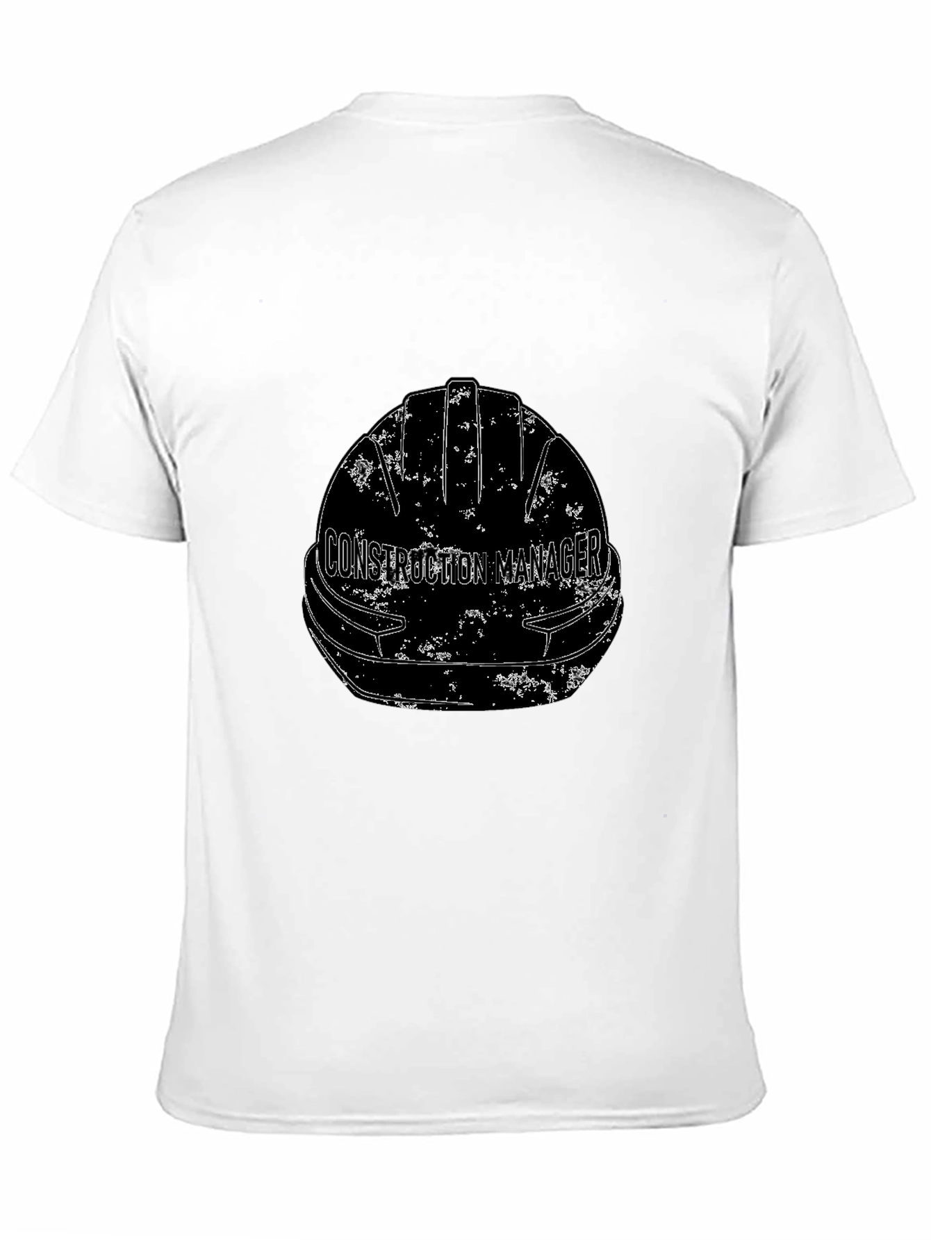 Construction Manager Hard Hat Graphic T-Shirt