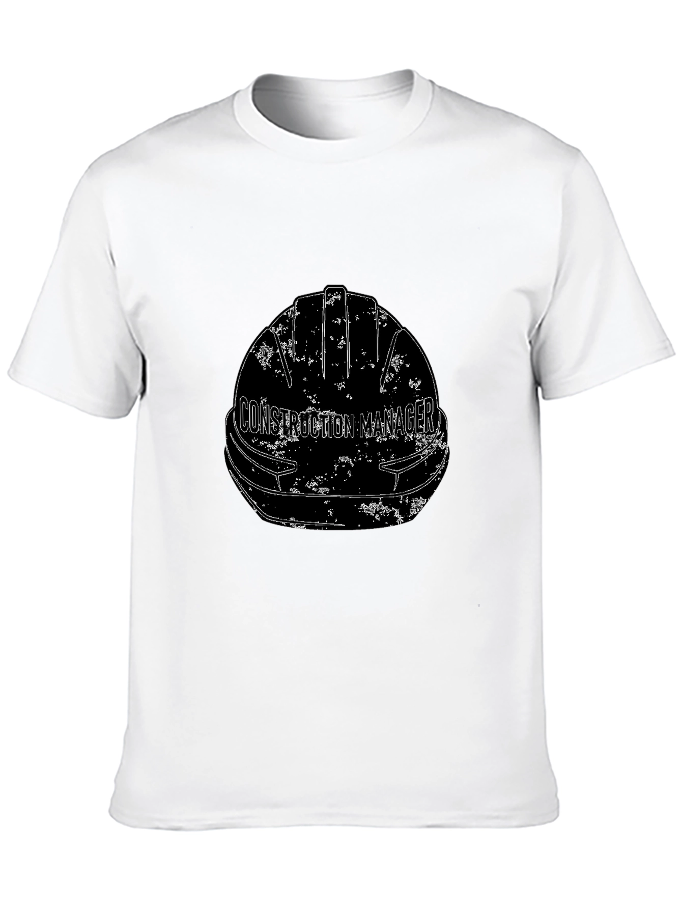 Construction Manager Hard Hat Graphic T-Shirt
