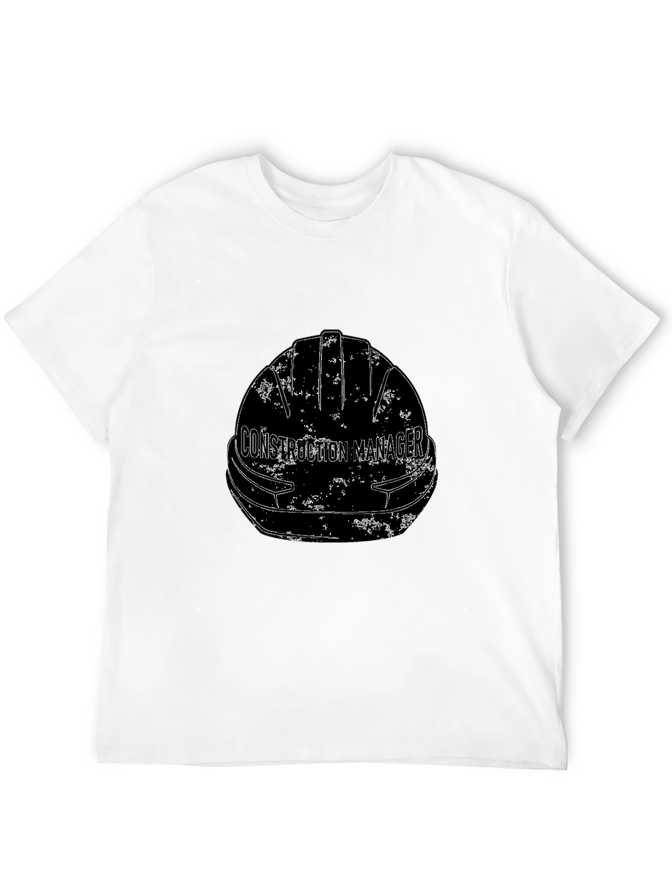 Construction Manager Hard Hat Graphic T-Shirt