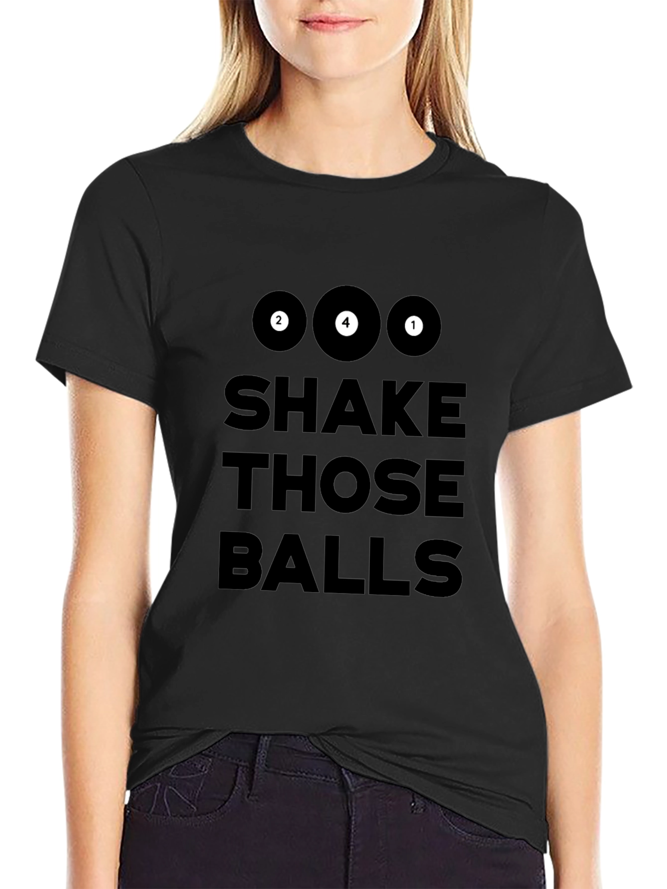 Shake Those Balls Graphic Tee - Bold Statement T-Shirt