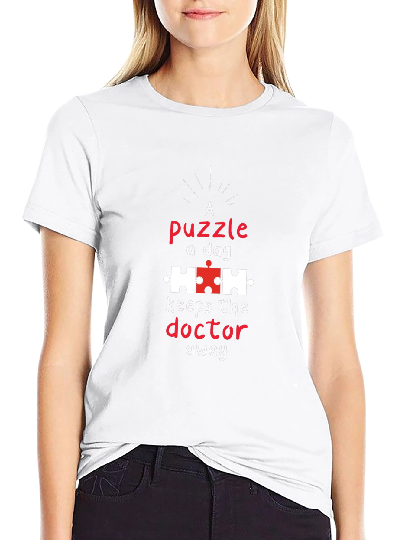 Puzzle A Day T-Shirt - Autism Awareness Tee