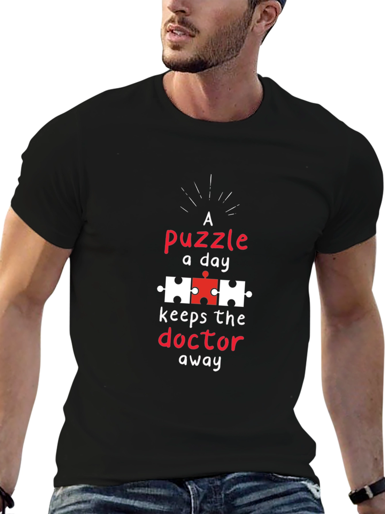 Puzzle A Day T-Shirt - Autism Awareness Tee