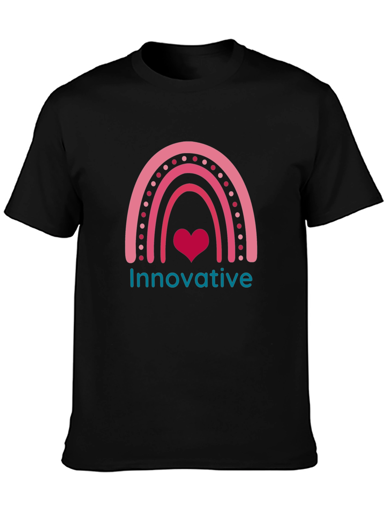 Innovative Rainbow Heart T-Shirt