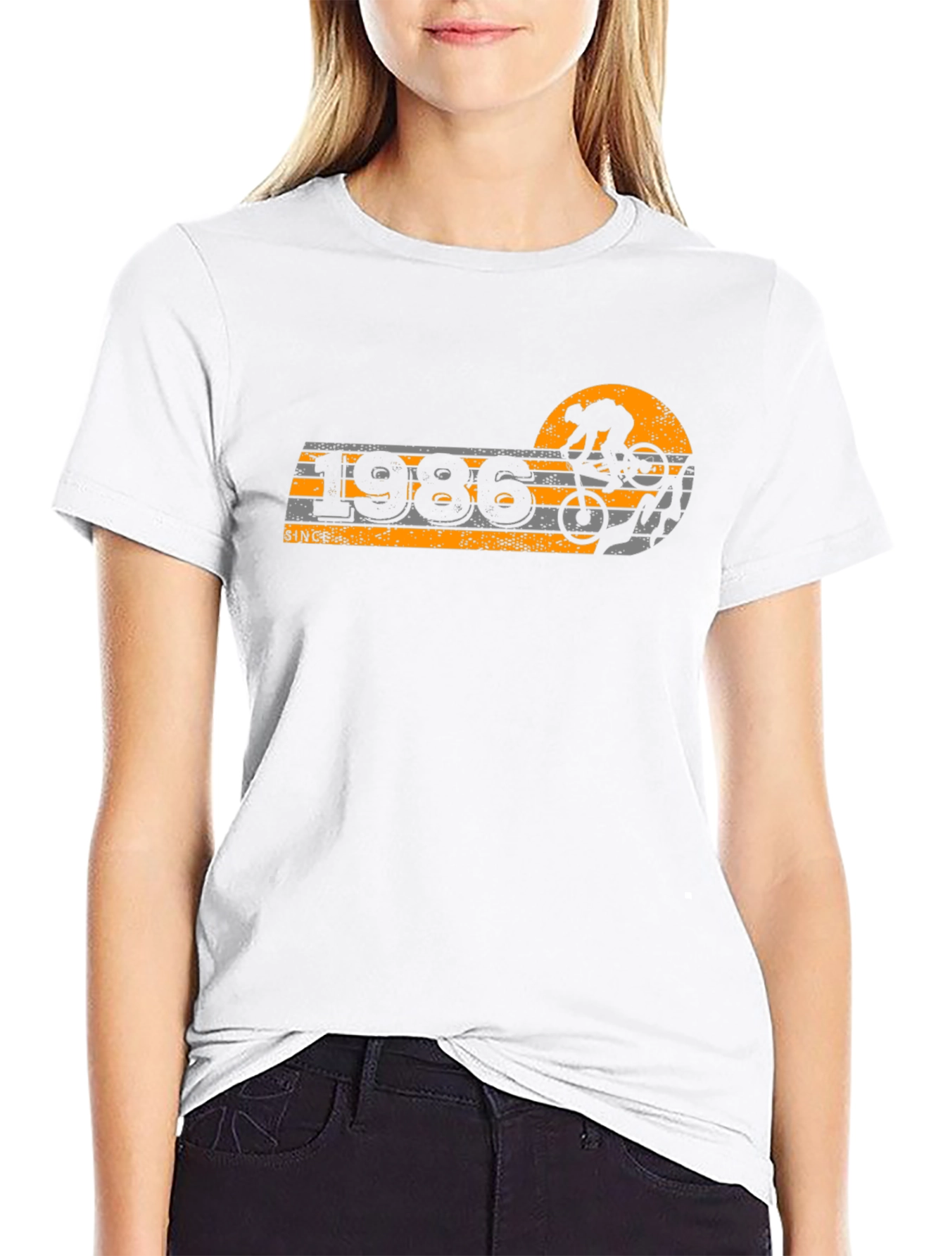 1986 Mountain Biker Graphic T-Shirt