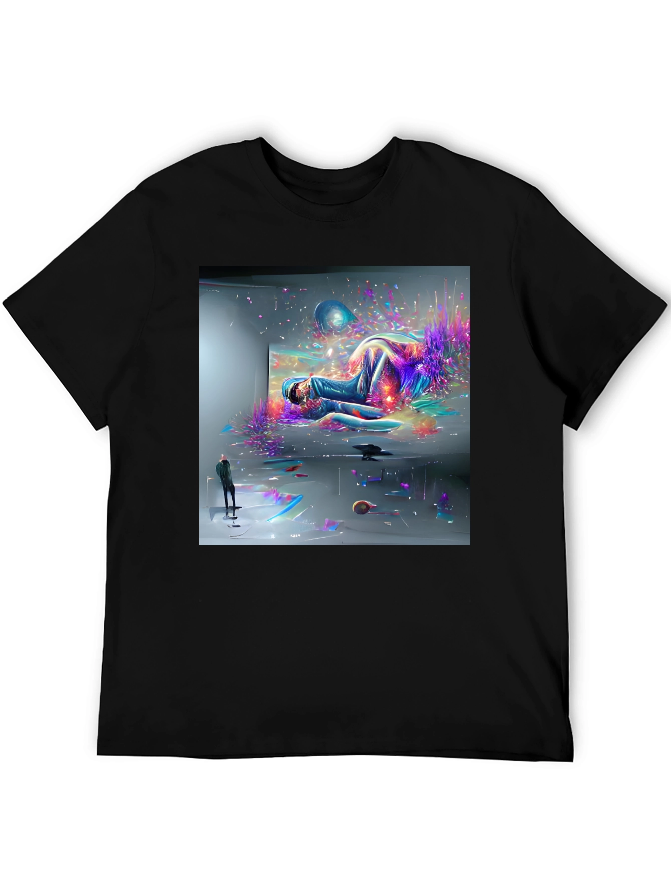Abstract Art Black Tee