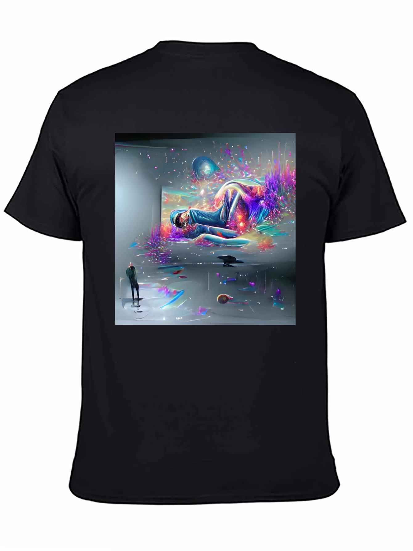 Abstract Art Black Tee