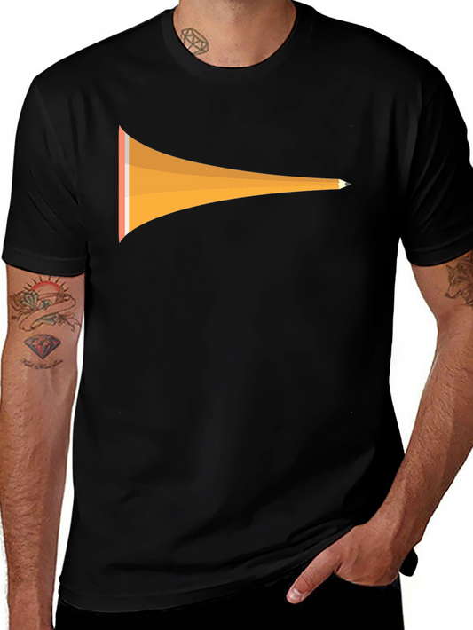Geometric Arrow Graphic Tee - Modern Design T-Shirt