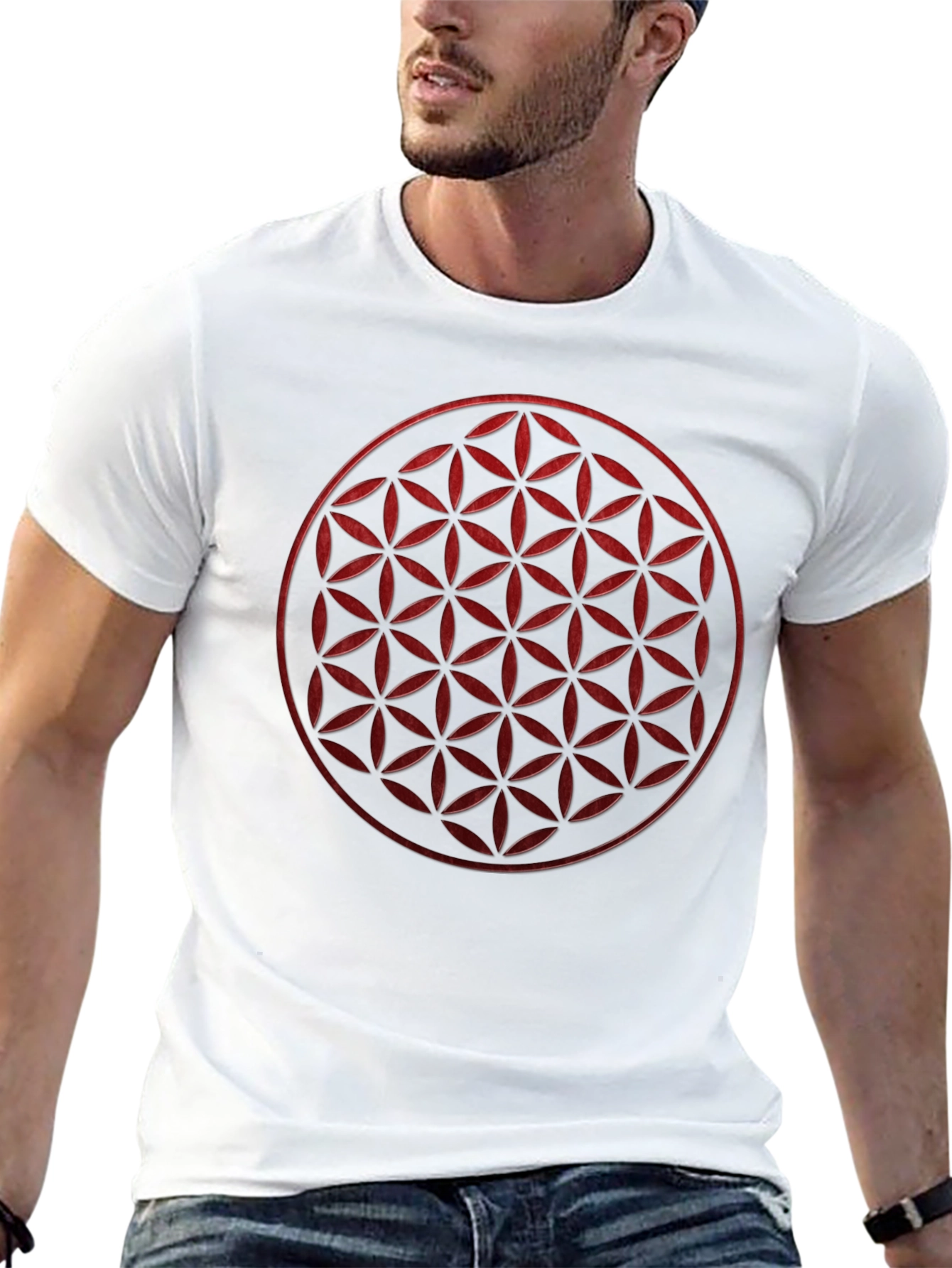 Flower of Life Graphic Tee - Sacred Geometry T-Shirt
