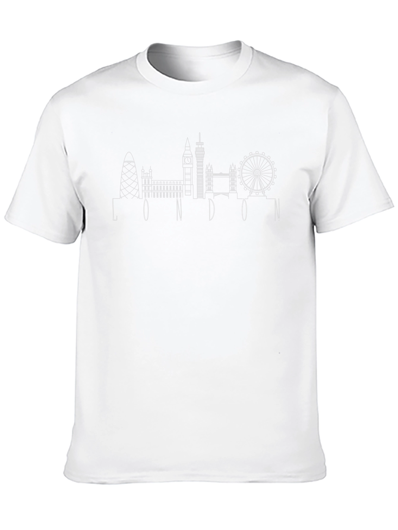 London Skyline Graphic Tee - Black