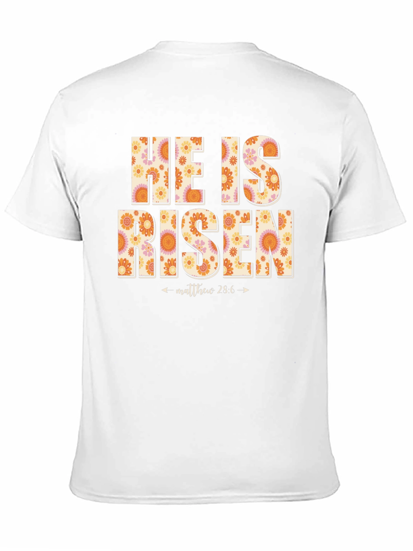 He Is Risen Floral Easter T-Shirt