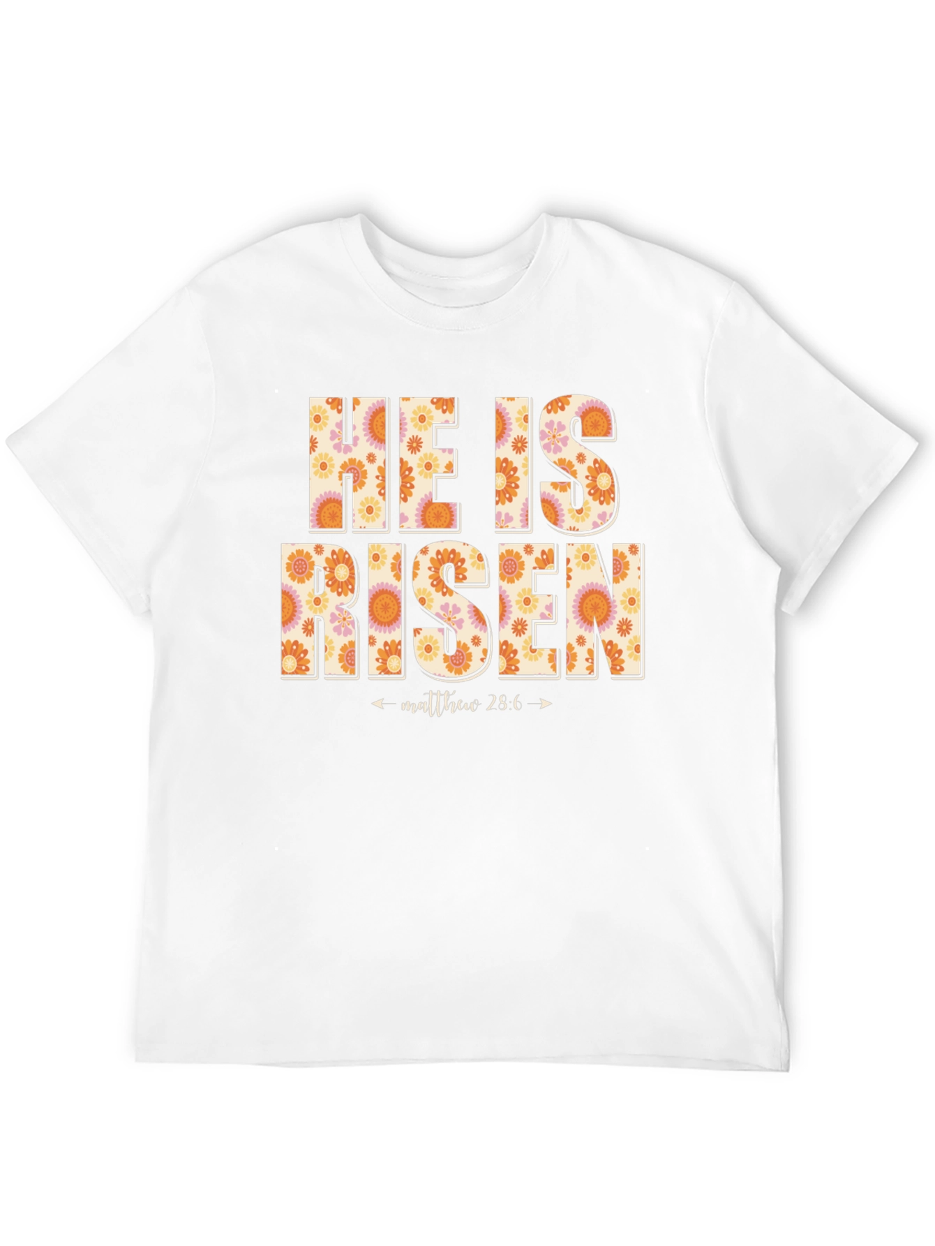 He Is Risen Floral Easter T-Shirt