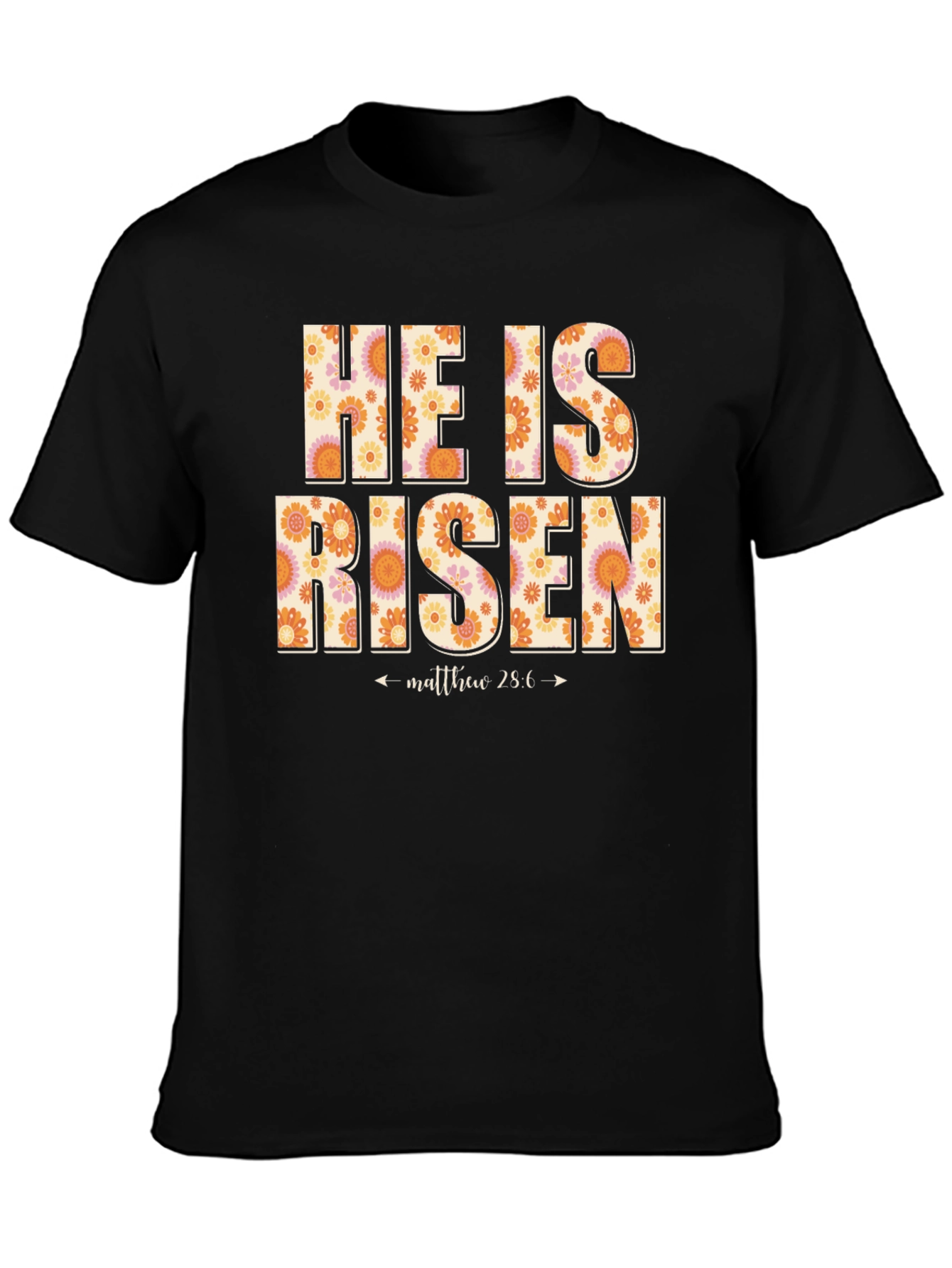 He Is Risen Floral Easter T-Shirt