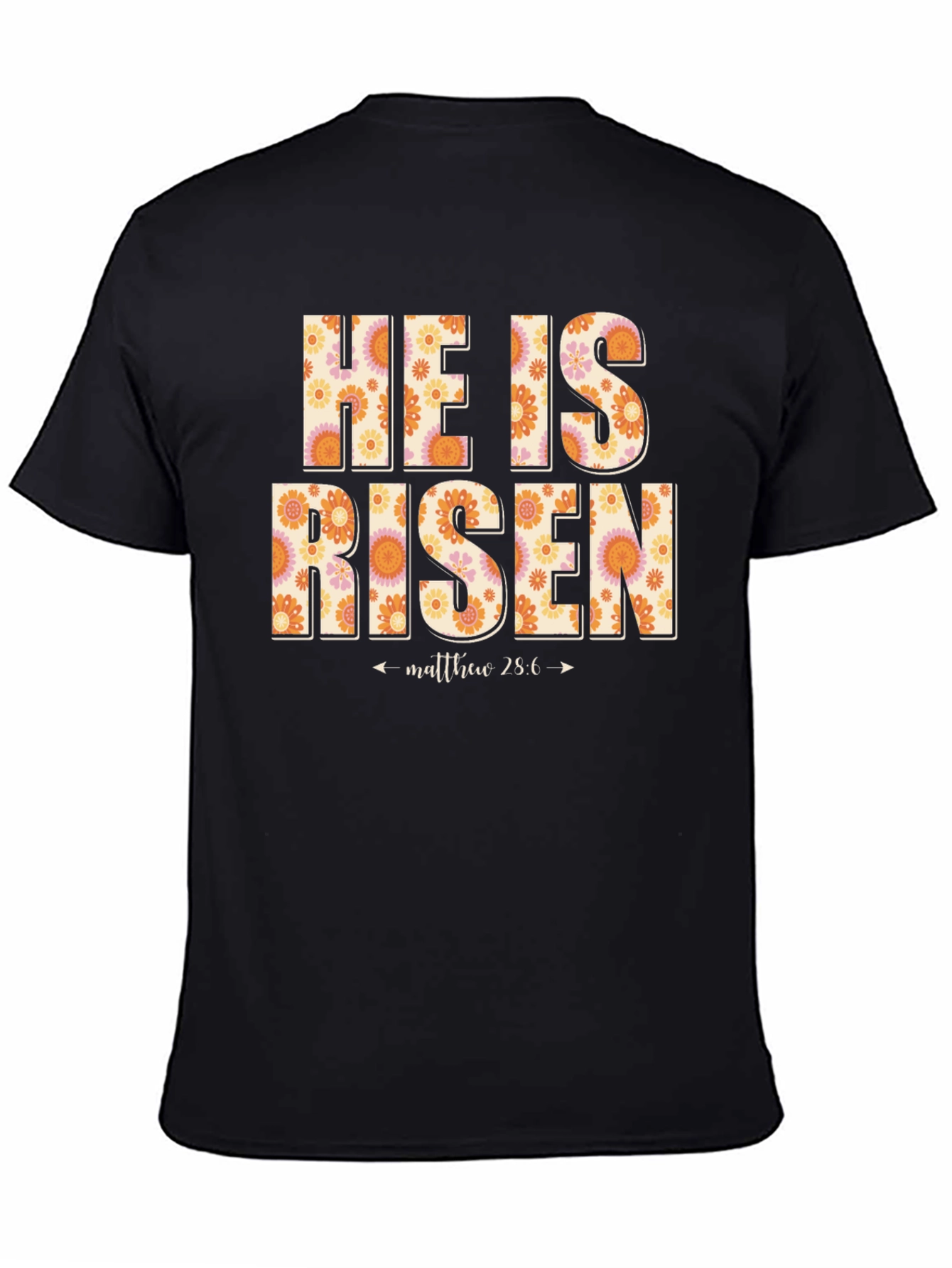 He Is Risen Floral Easter T-Shirt