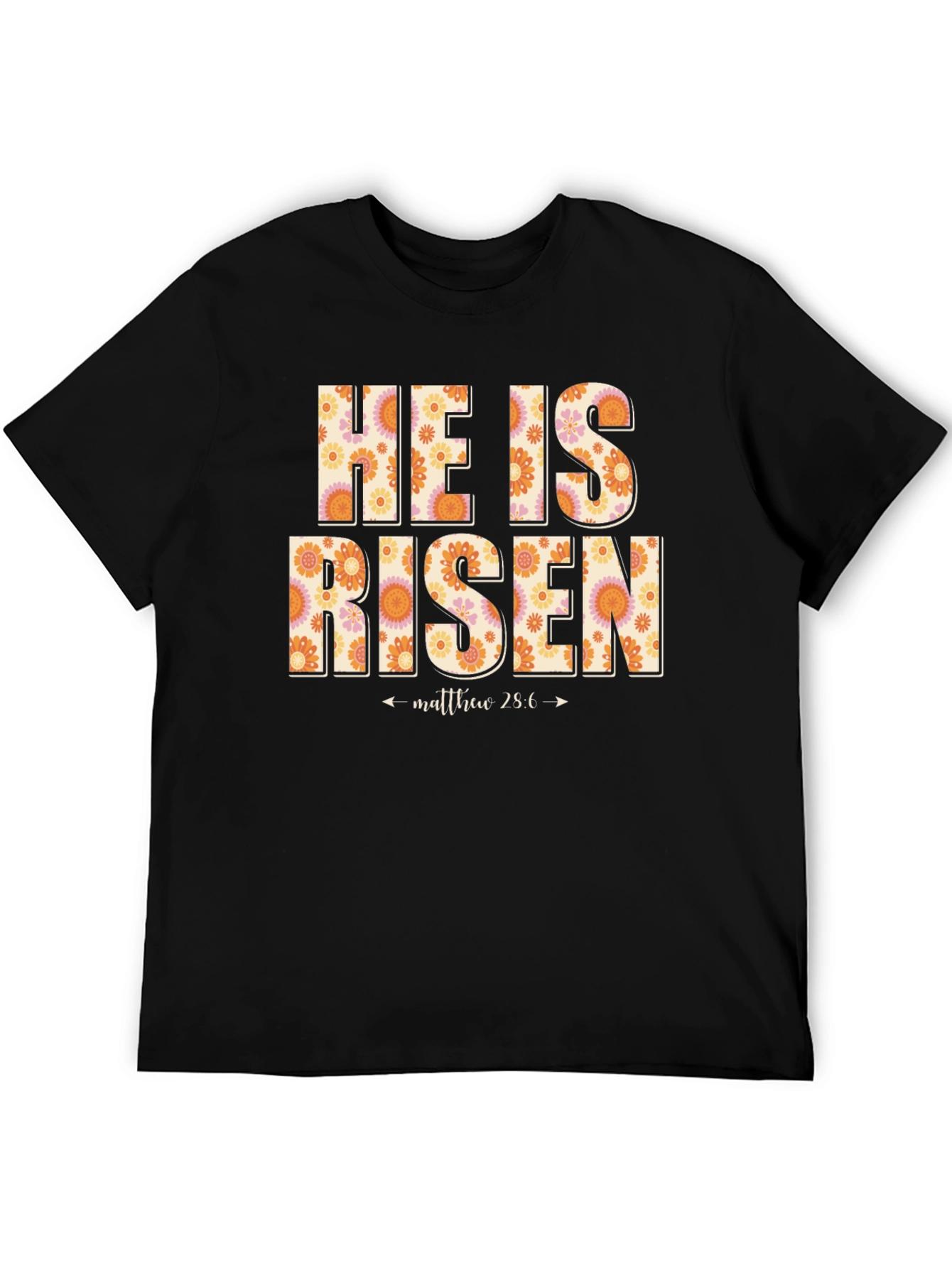 He Is Risen Floral Easter T-Shirt