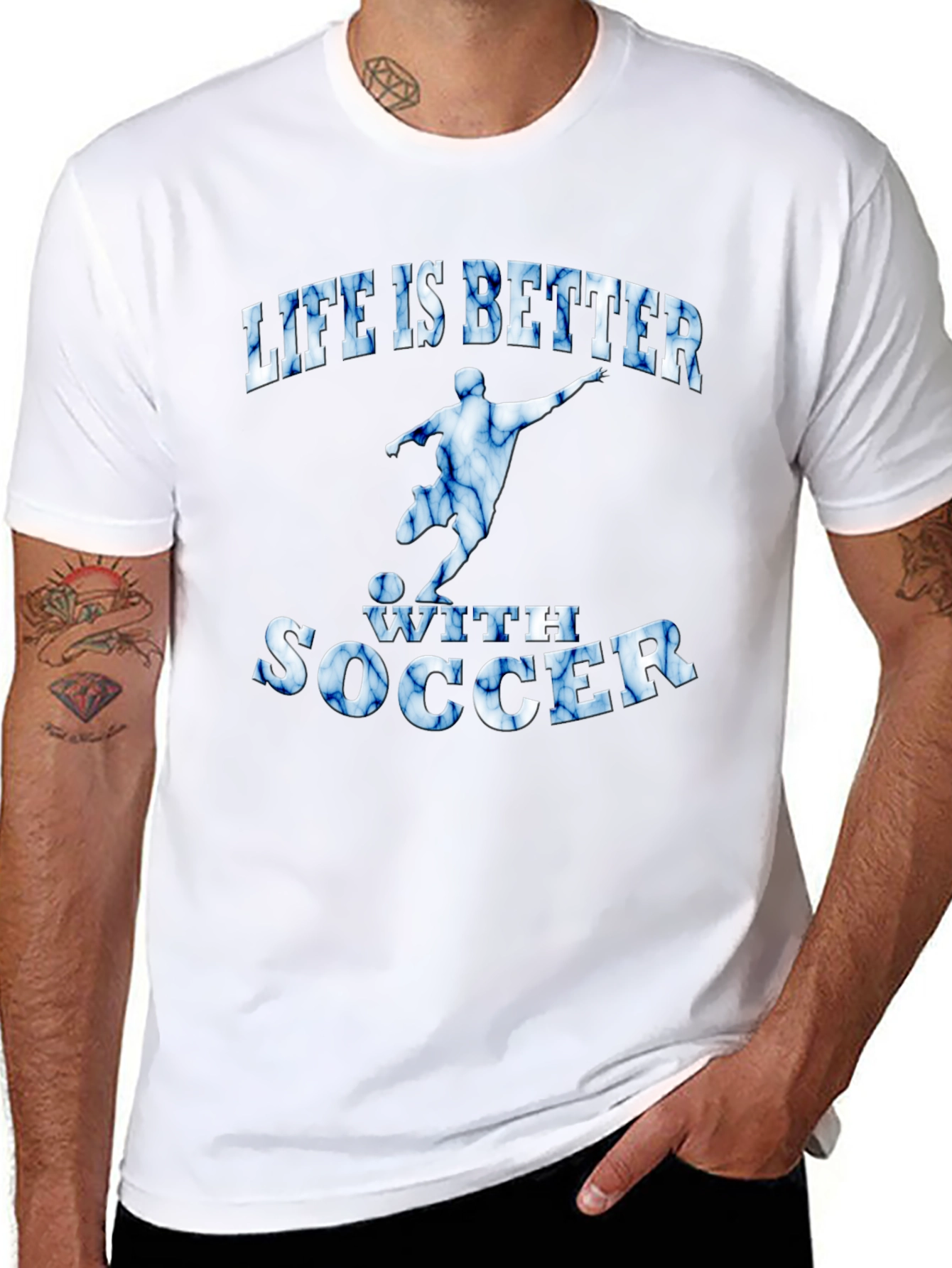 Life Is Better With Soccer Graphic Tee
