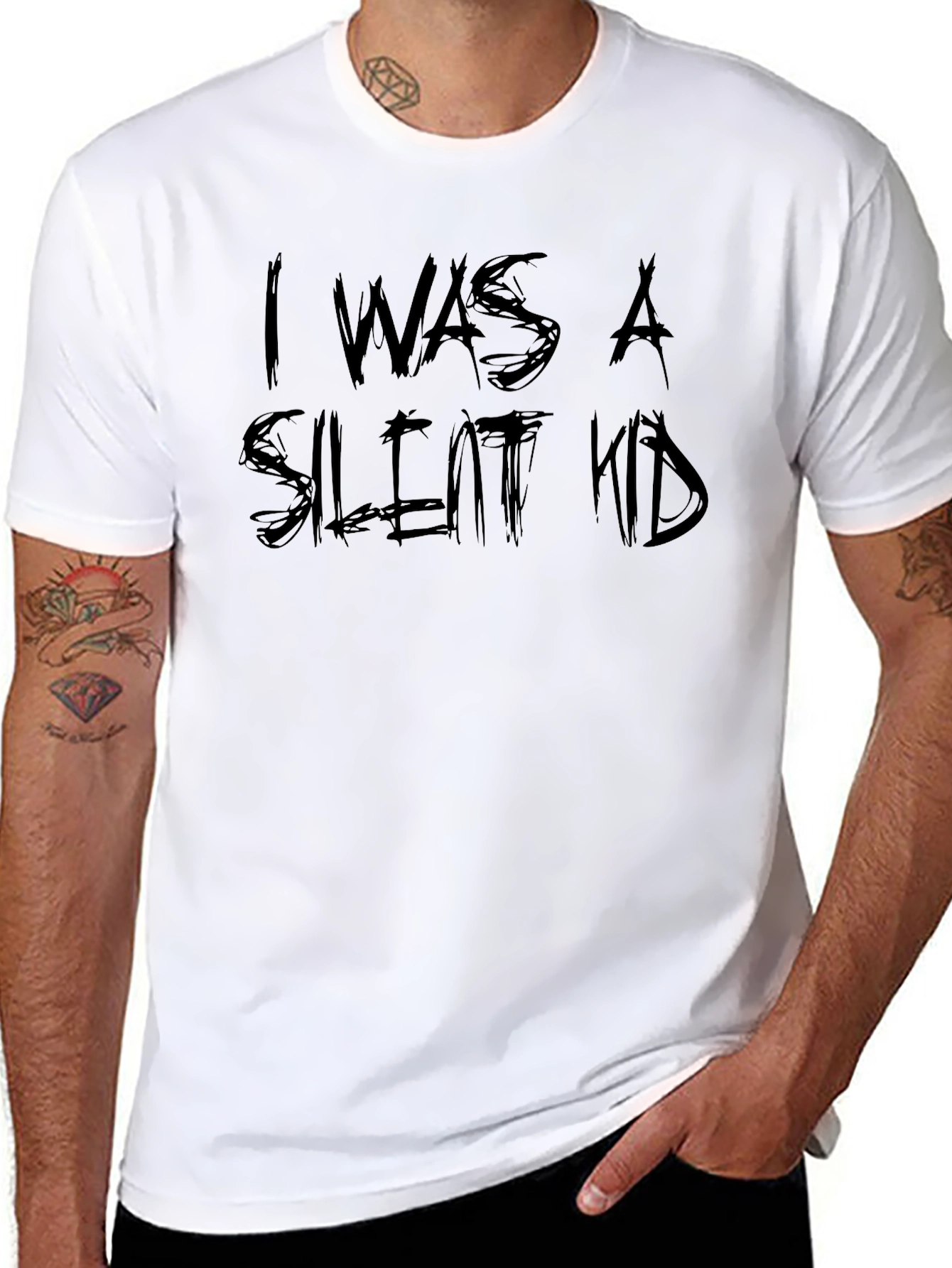 I Was A Silent Kid Graphic Tee