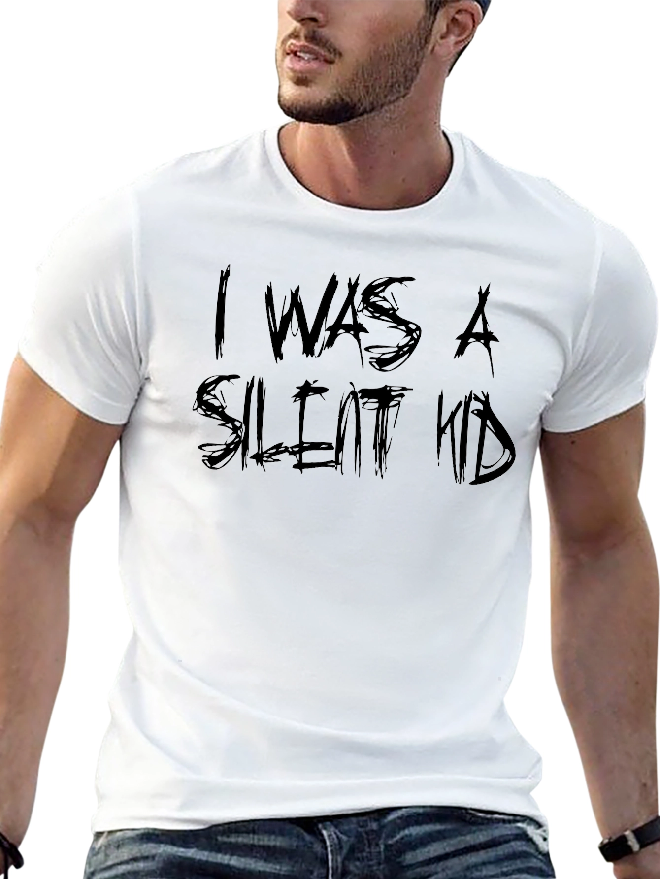 I Was A Silent Kid Graphic Tee