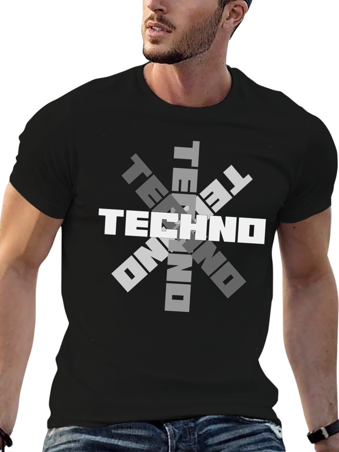 Techno Graphic Tee - Music Lover T-Shirt
