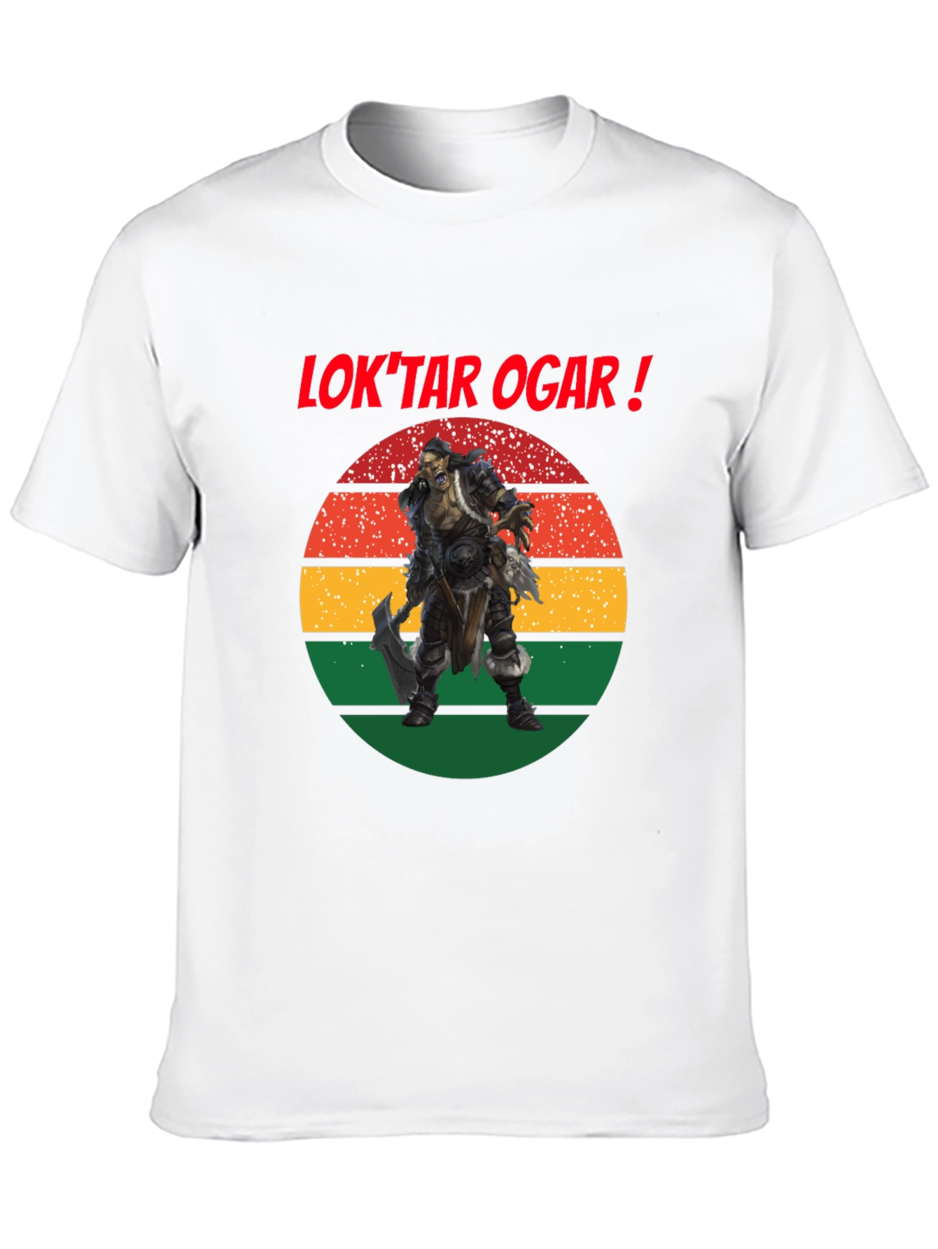 Loktar Ogar Orc Warrior Graphic T-Shirt