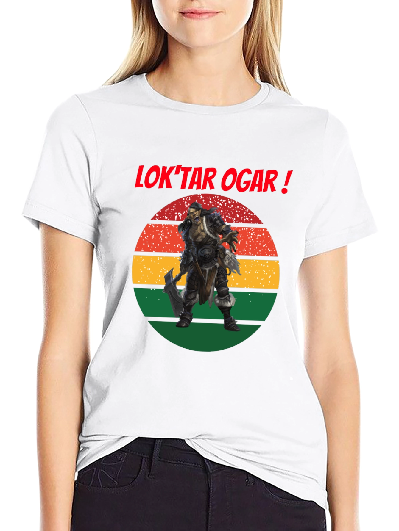 Loktar Ogar Orc Warrior Graphic T-Shirt