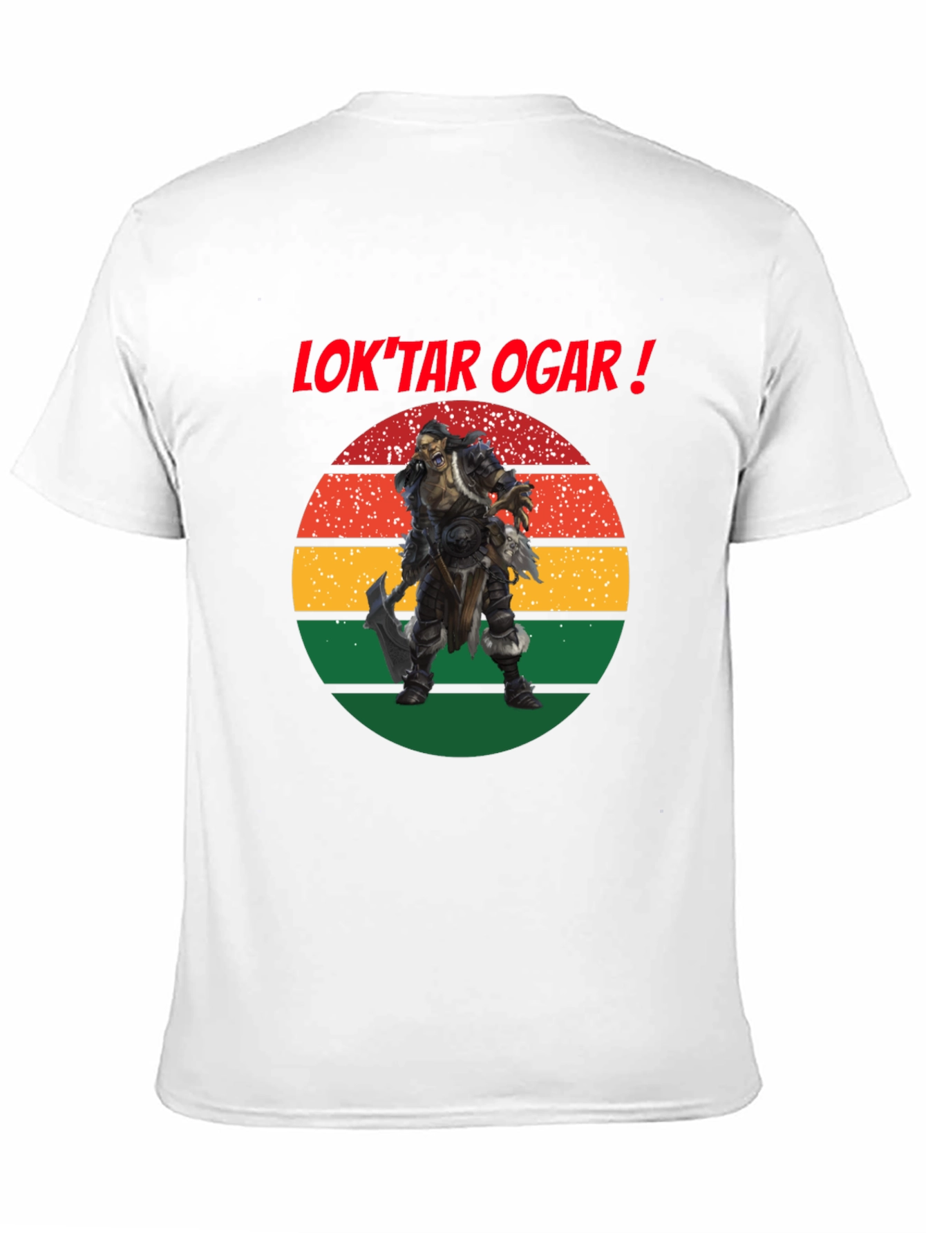 Loktar Ogar Orc Warrior Graphic T-Shirt