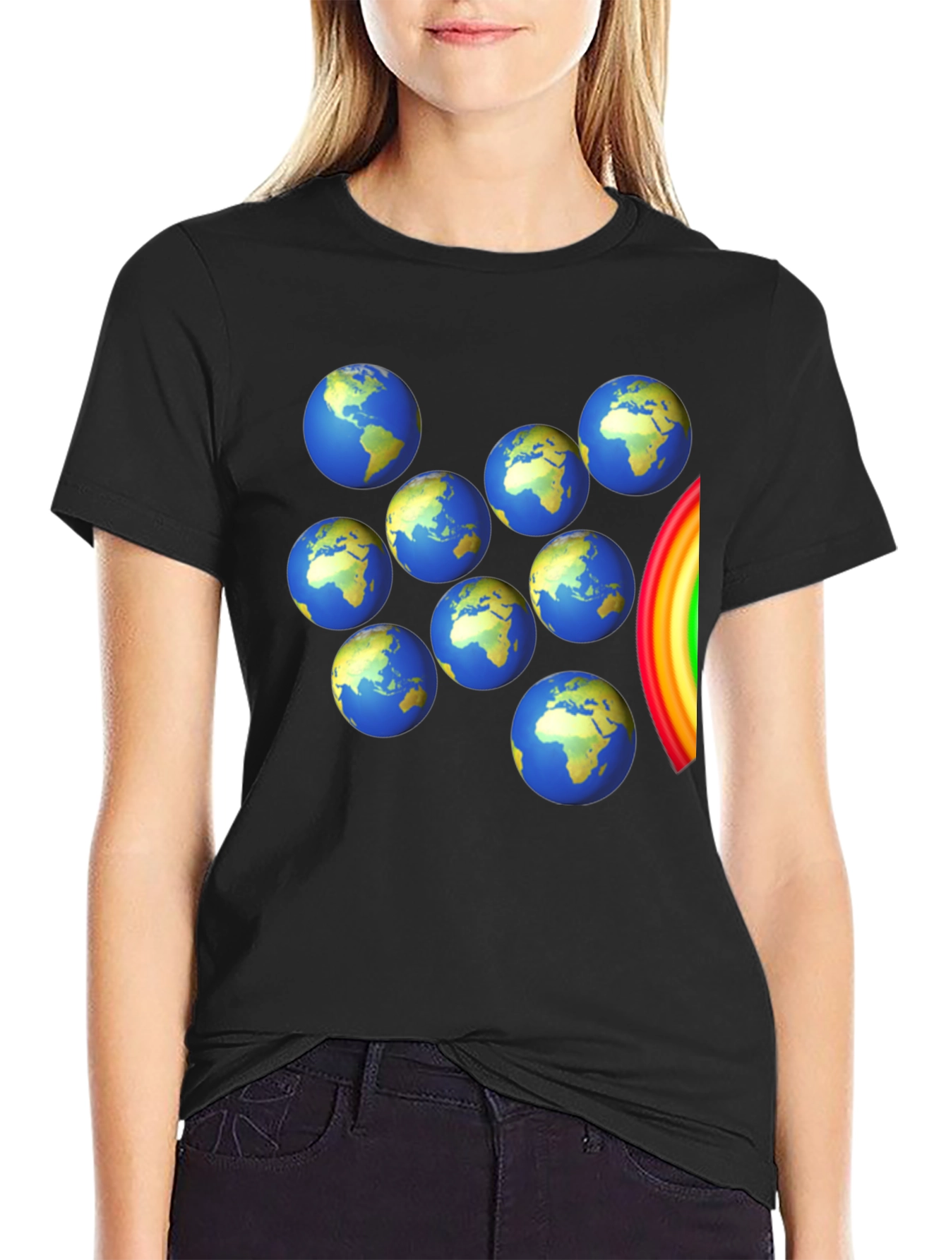 Globes and Rainbow T-Shirt