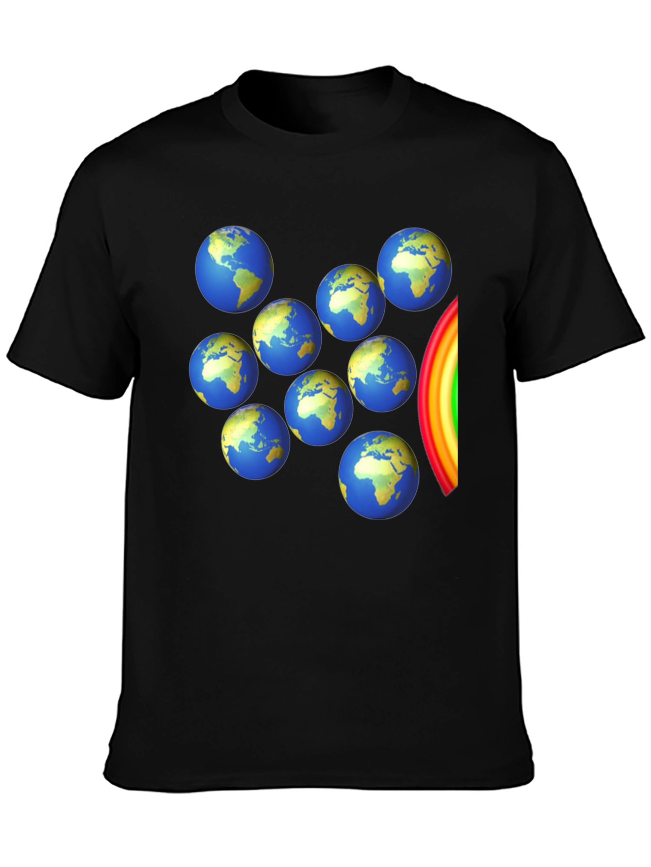 Globes and Rainbow T-Shirt