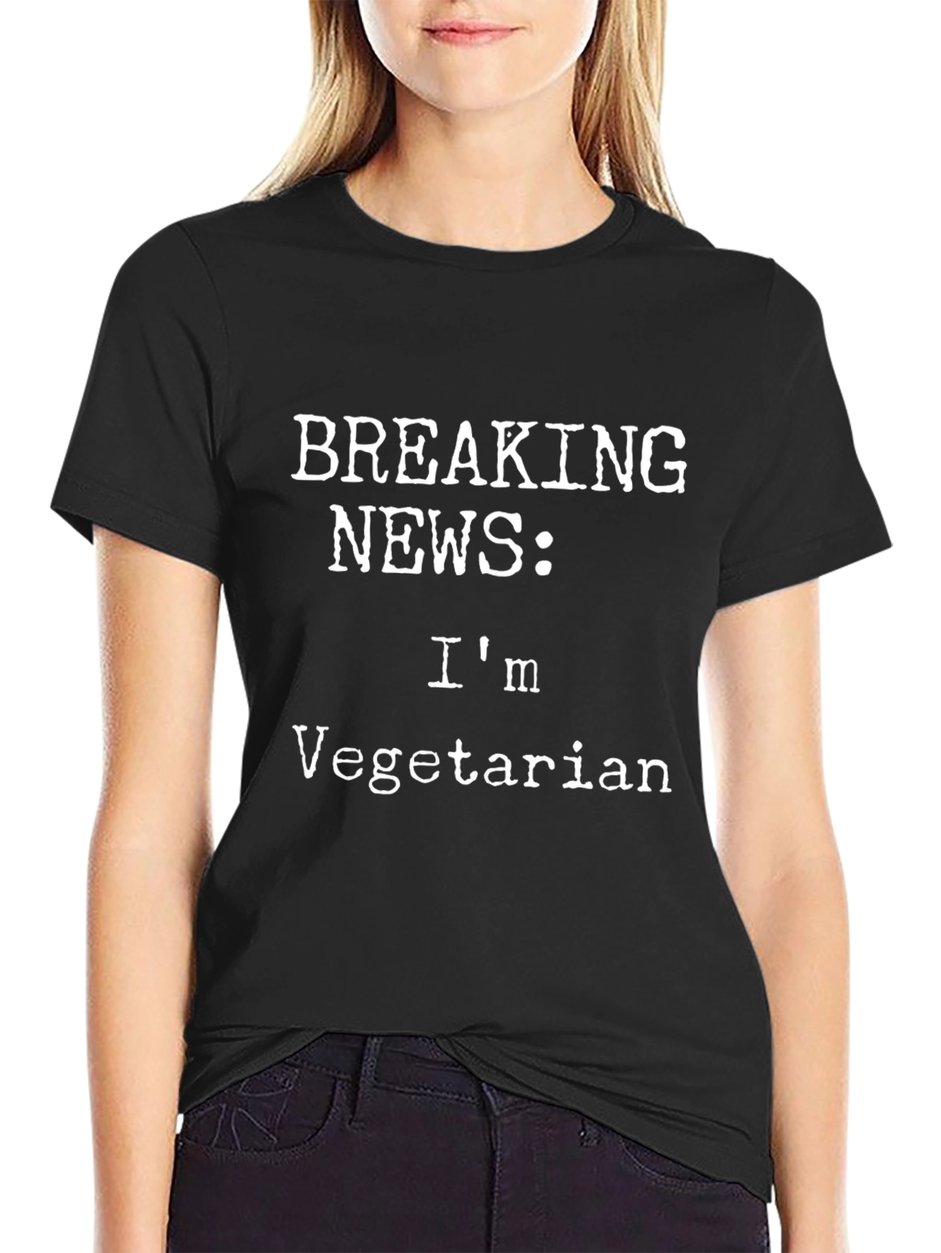 Breaking News Im Vegetarian T-Shirt