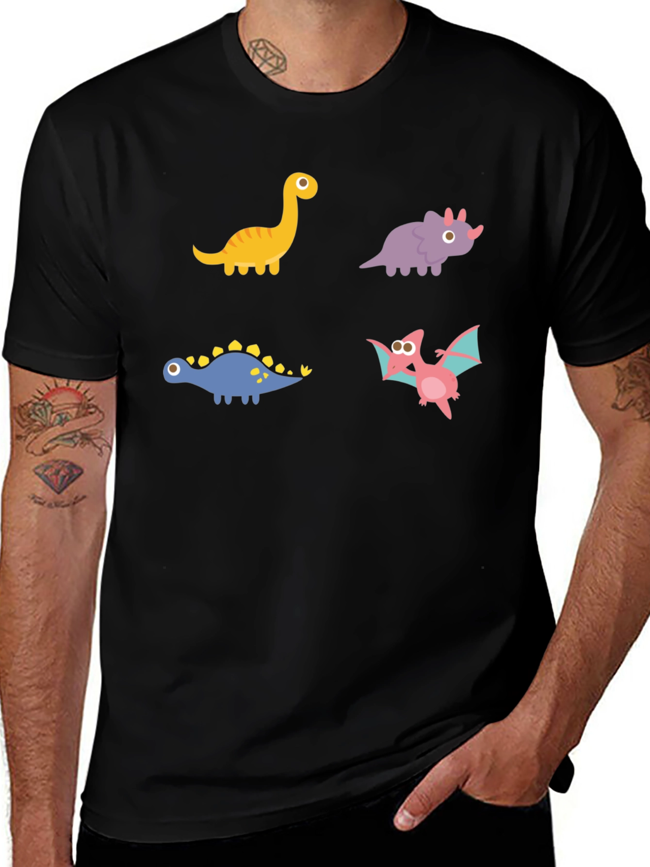 Dinosaur Cartoon T-Shirt